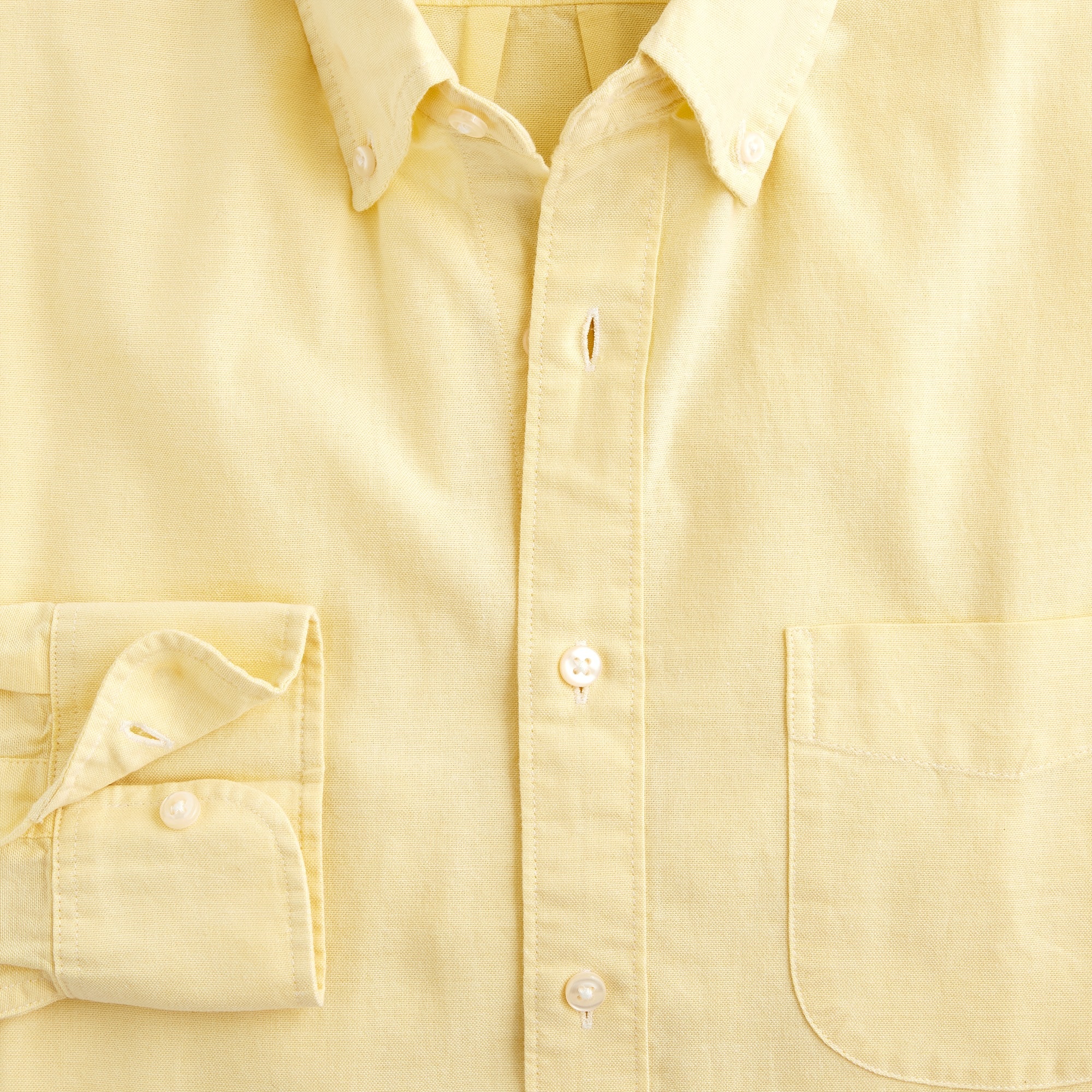 Broken-in organic cotton oxford shirt
