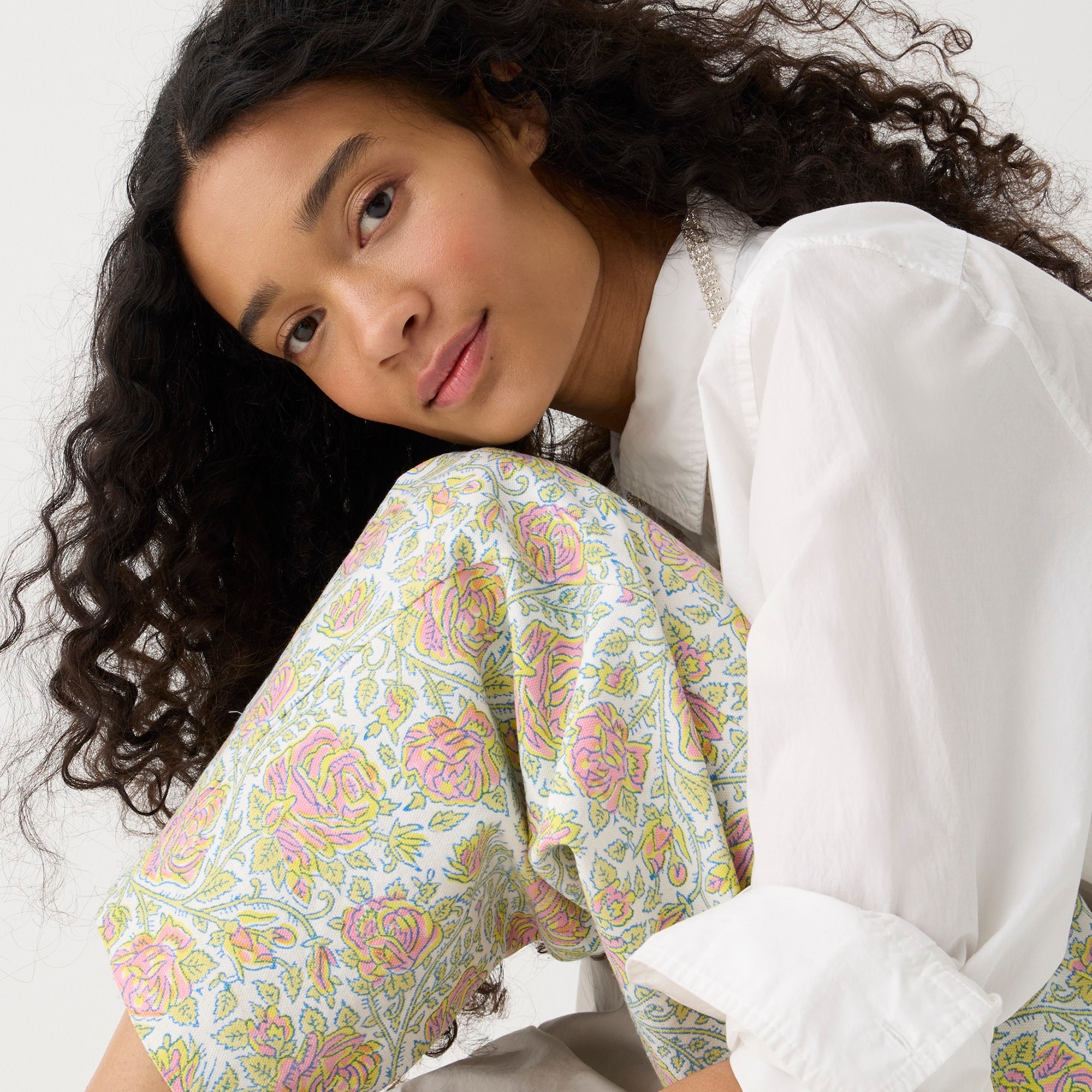 SZ Blockprints™ X J.Crew hand-block-printed disco pant