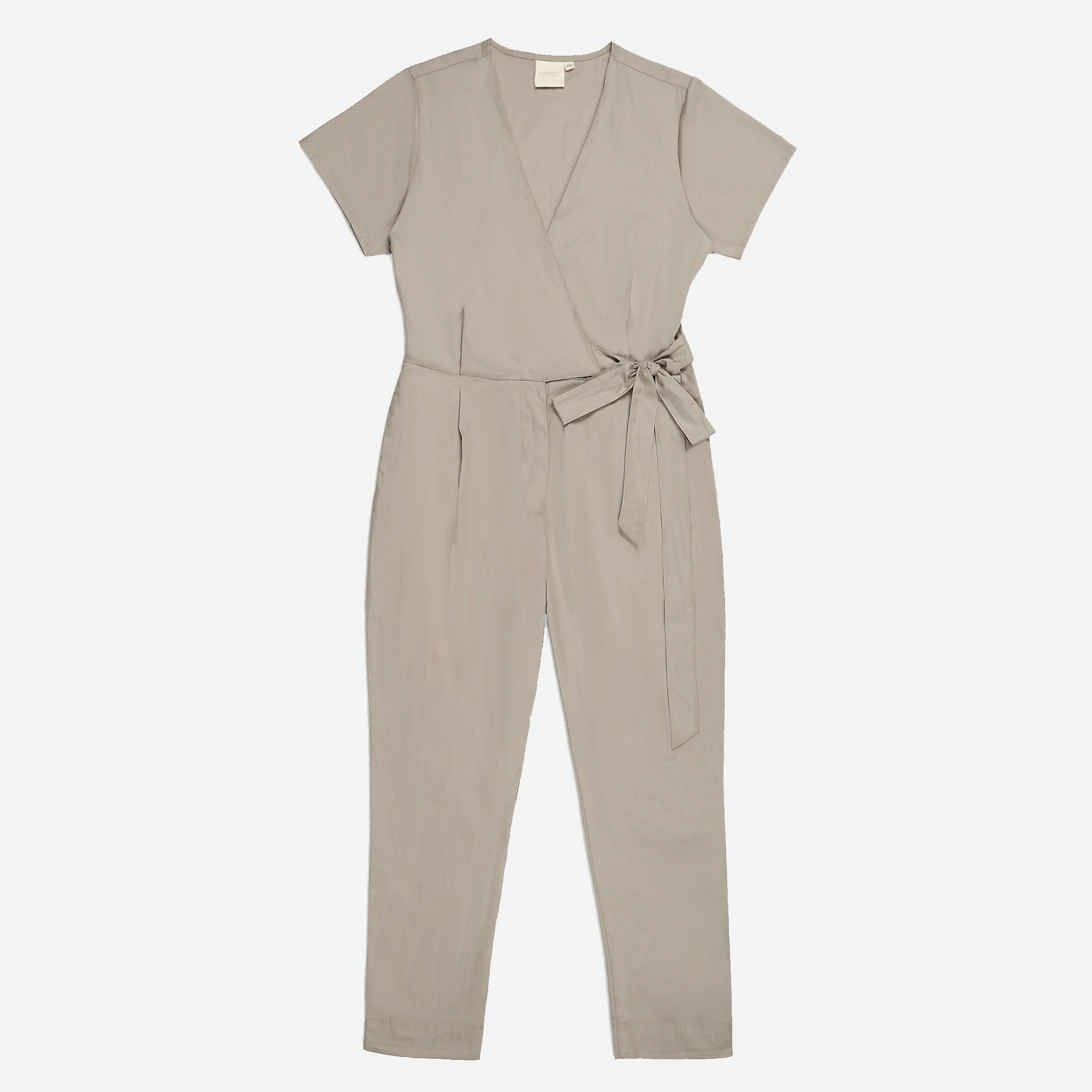 REISTOR cropped wrap jumpsuit