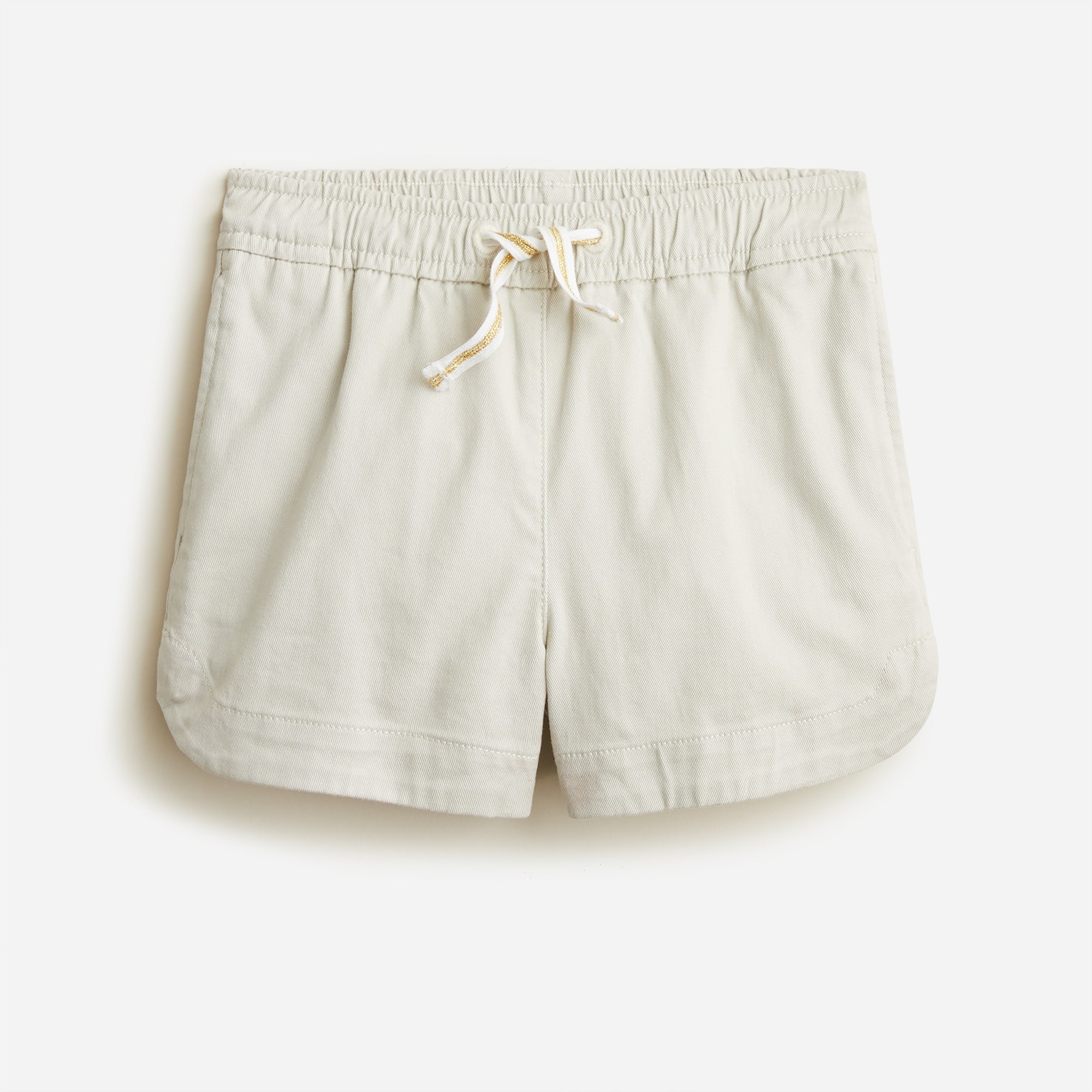 Girls' fishtail-hem short in chino