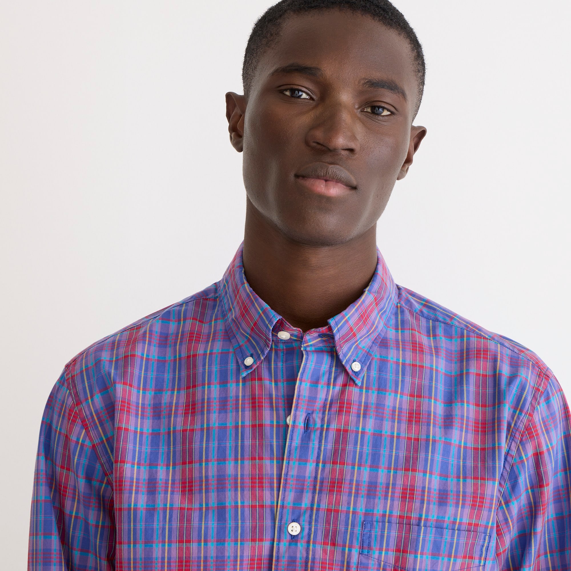 Secret Wash cotton poplin shirt