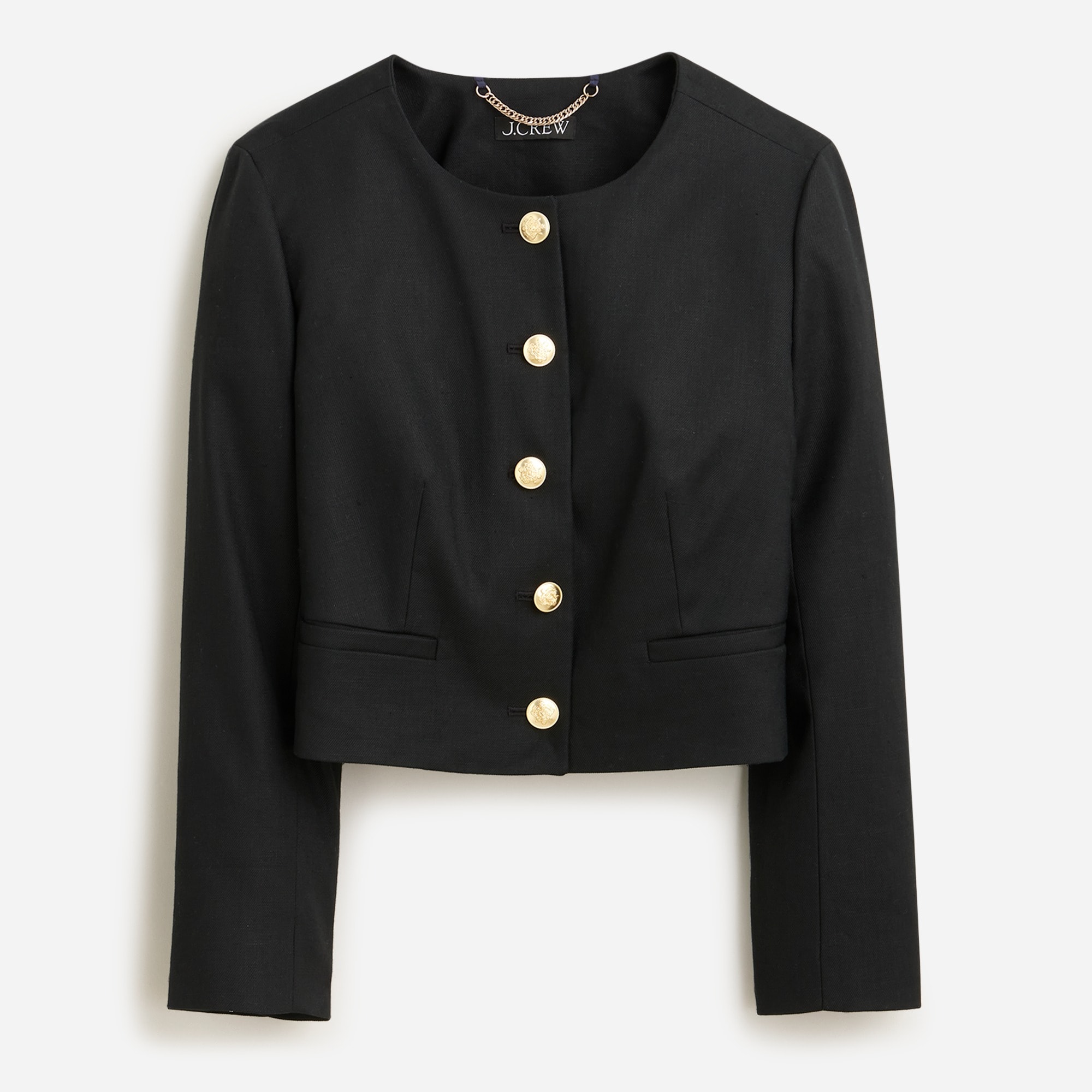 Louisa lady jacket in stretch linen blend