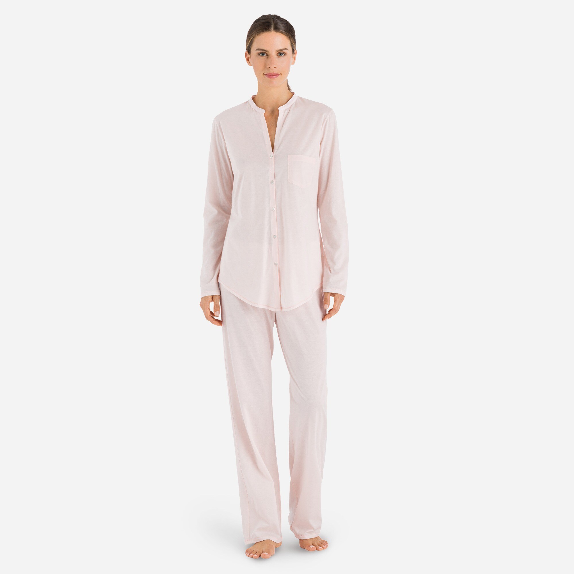 HANRO Cotton Deluxe long-sleeve pajamas