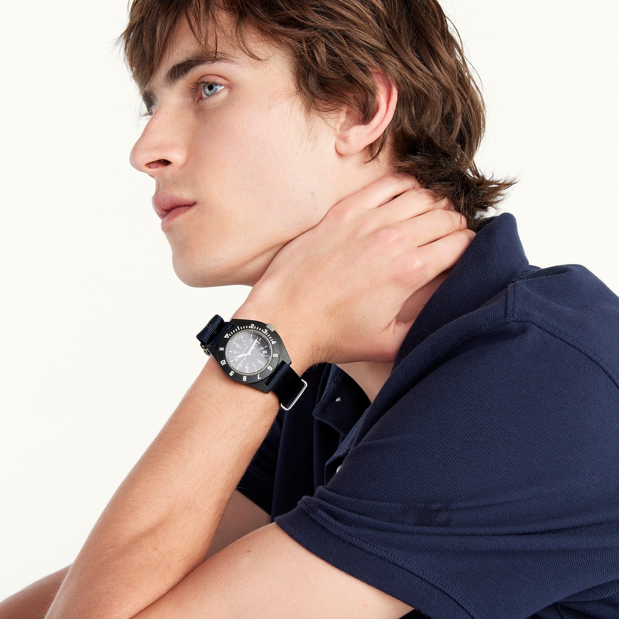 18mm single pass-through NATO watch strap