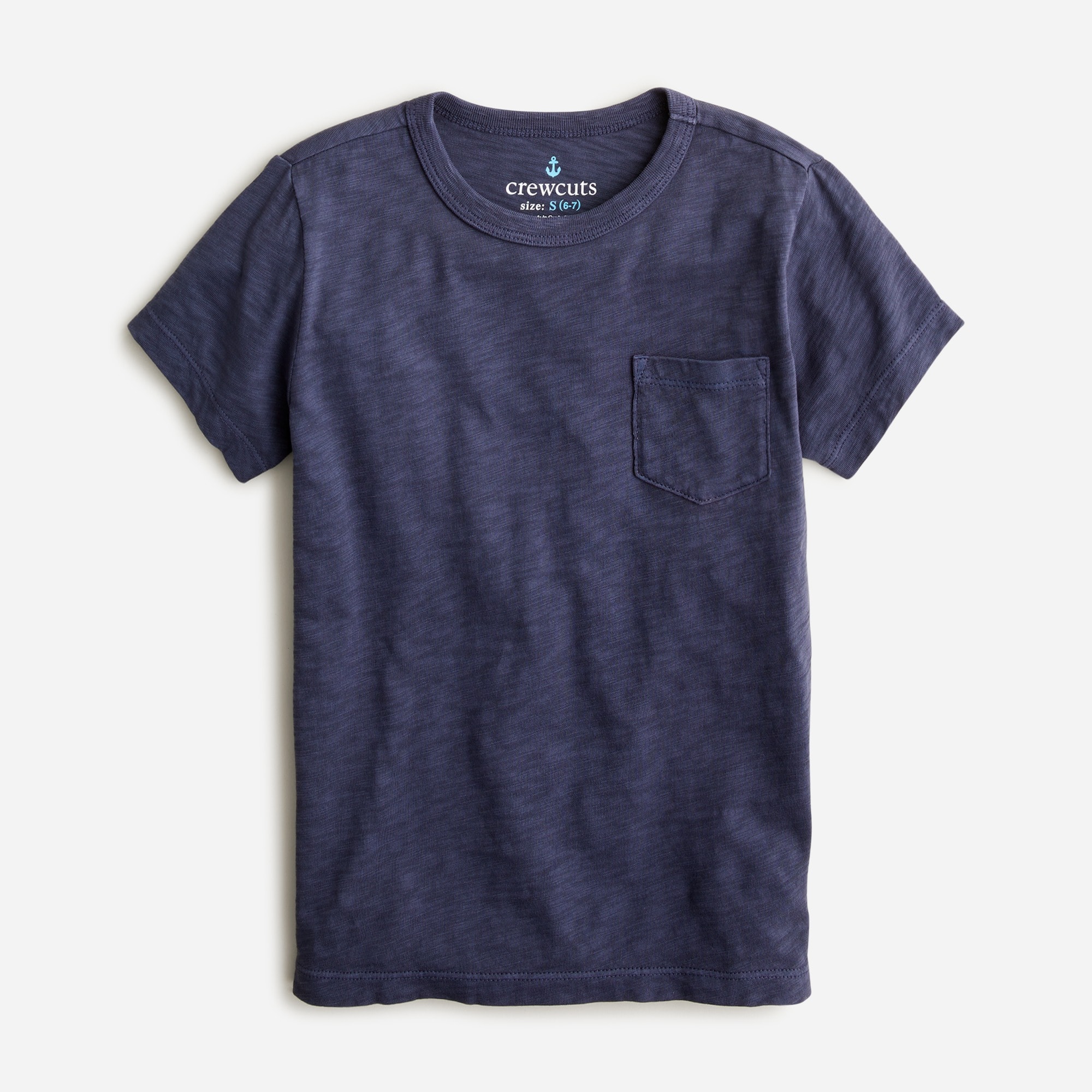 Kids' garment-dyed pocket T-shirt