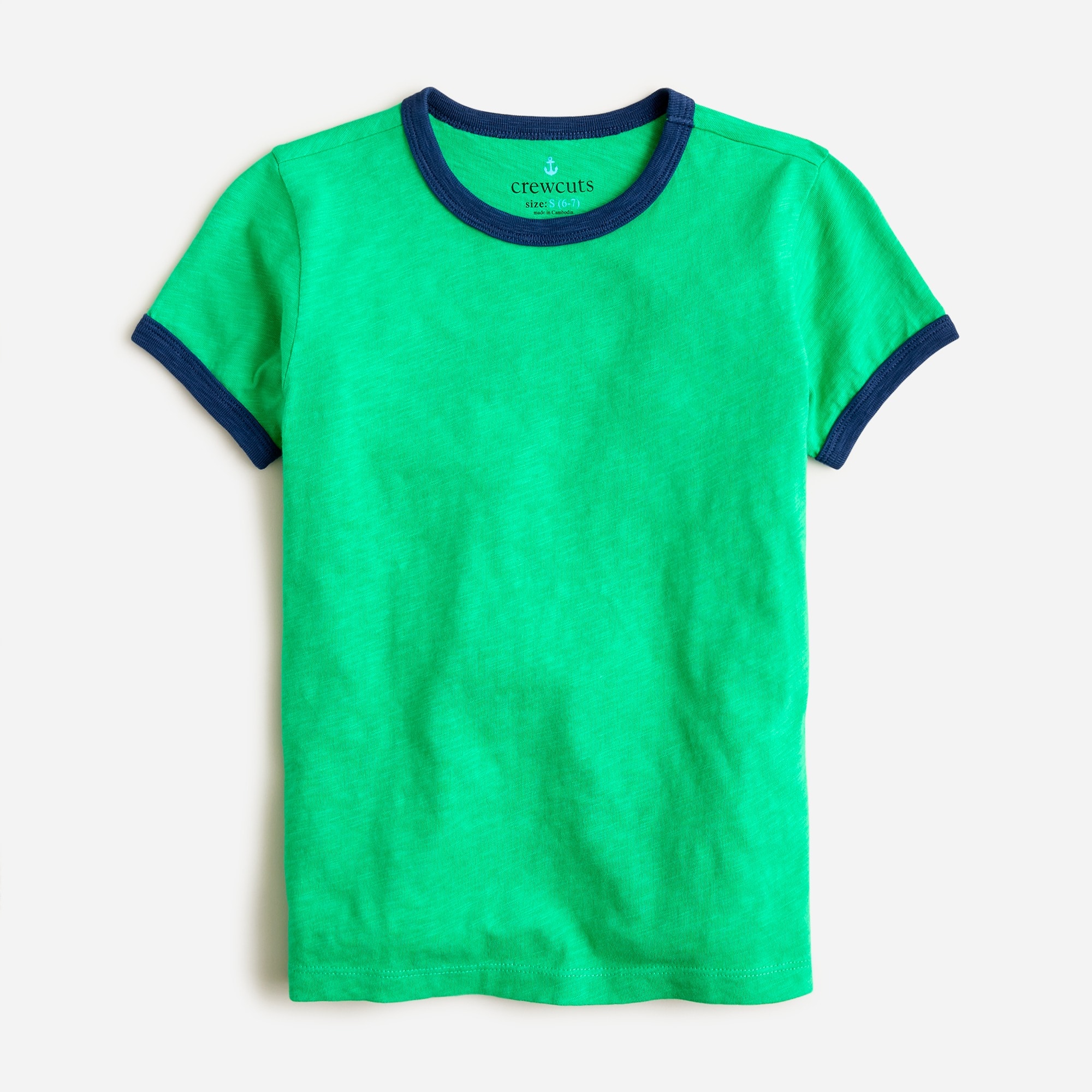 Boys' short-sleeve ringer T-shirt