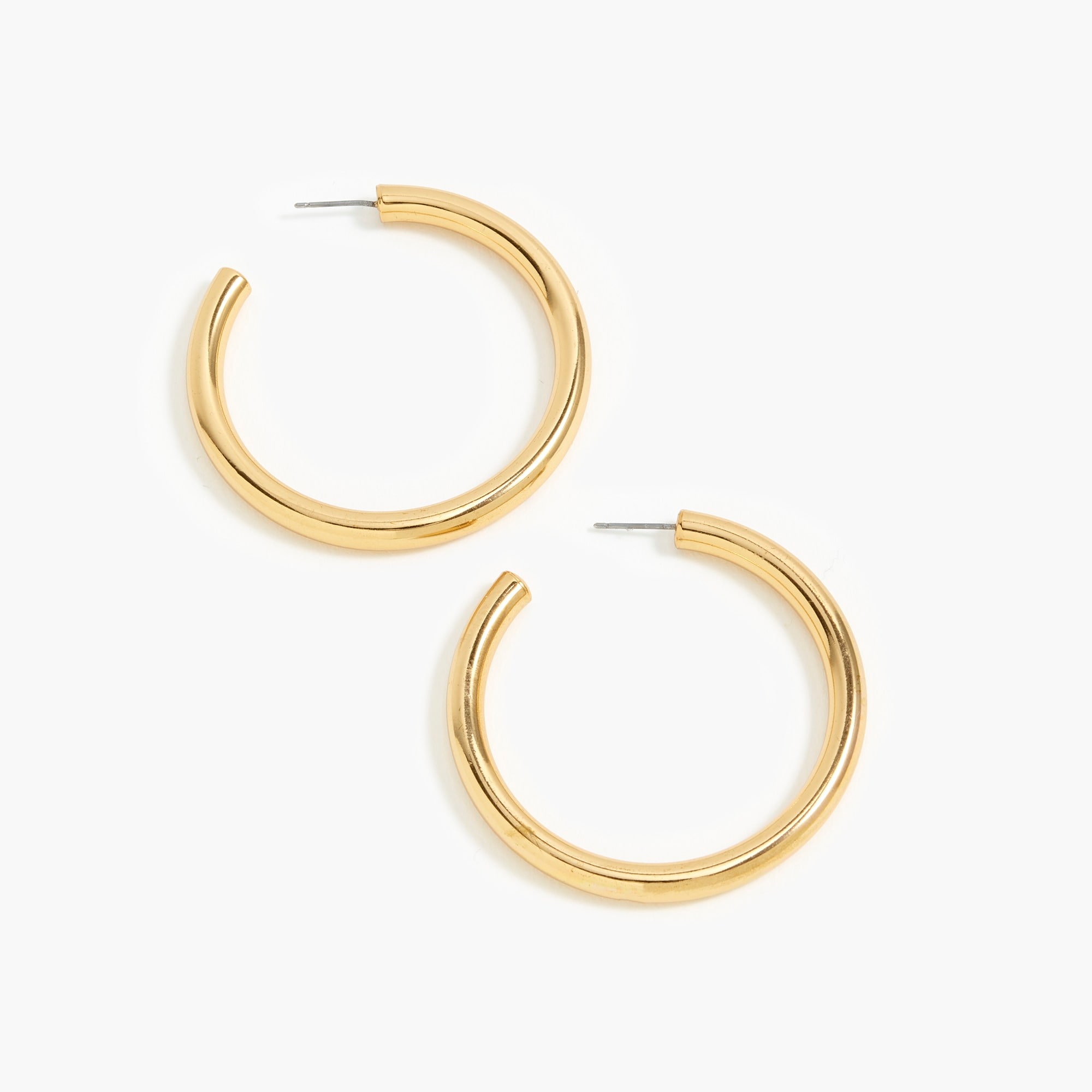 Gold hoop earrings
