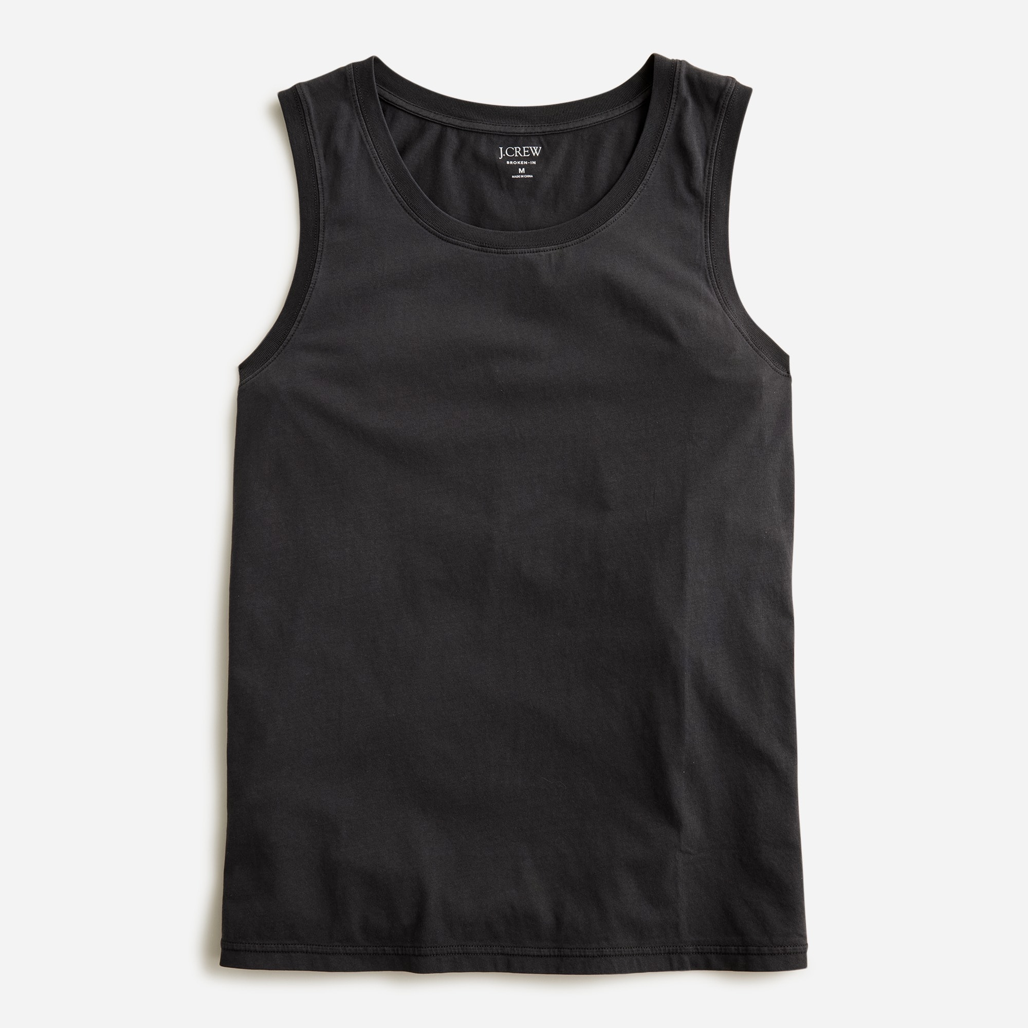 Broken-in tank top