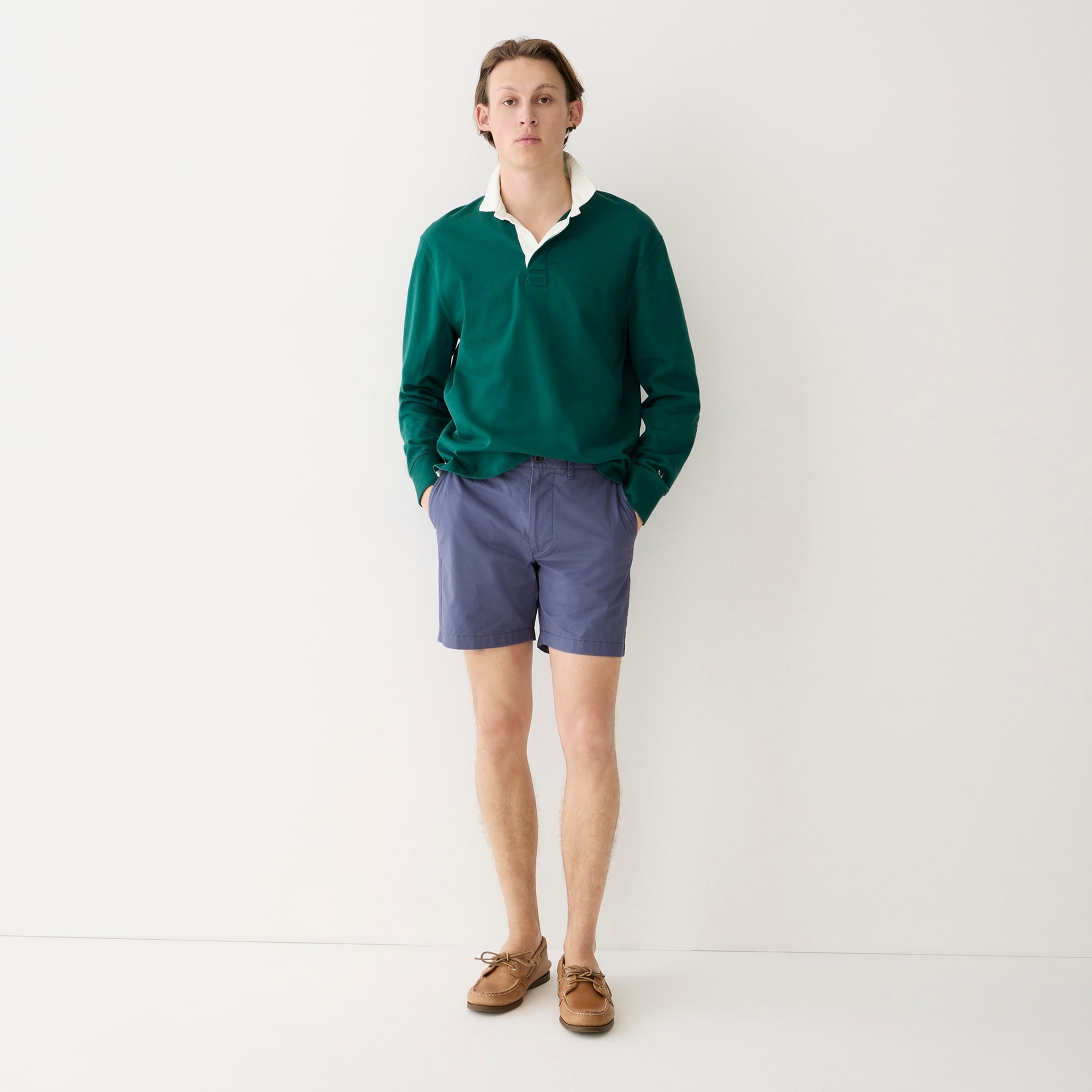 7" stretch chino short