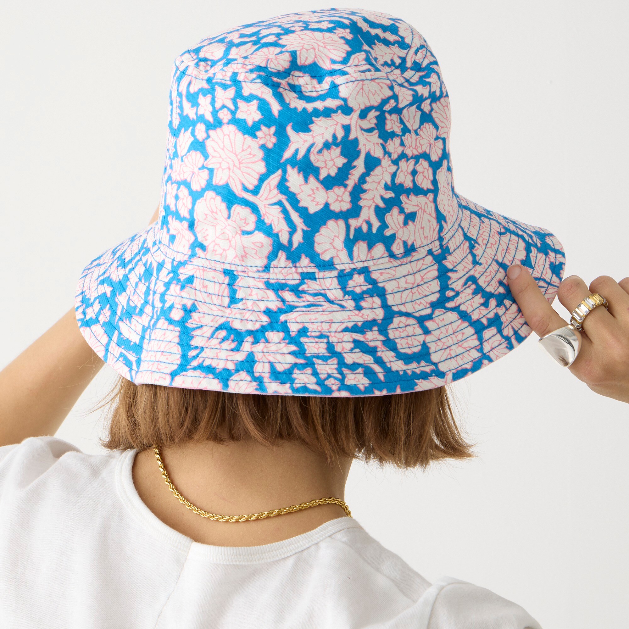 SZ Blockprints™ X J.Crew reversible bucket hat