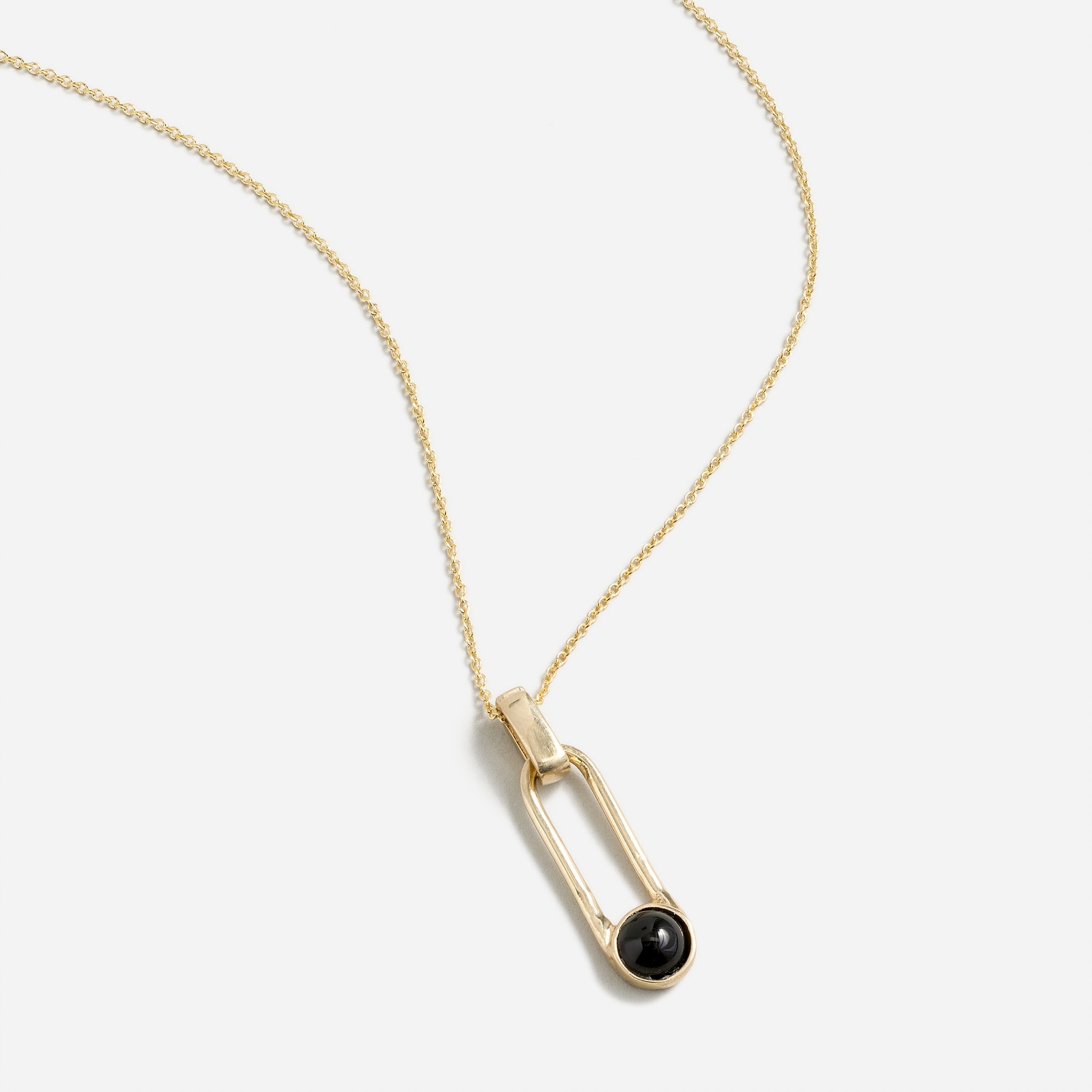 Odette New York aura black onyx necklace