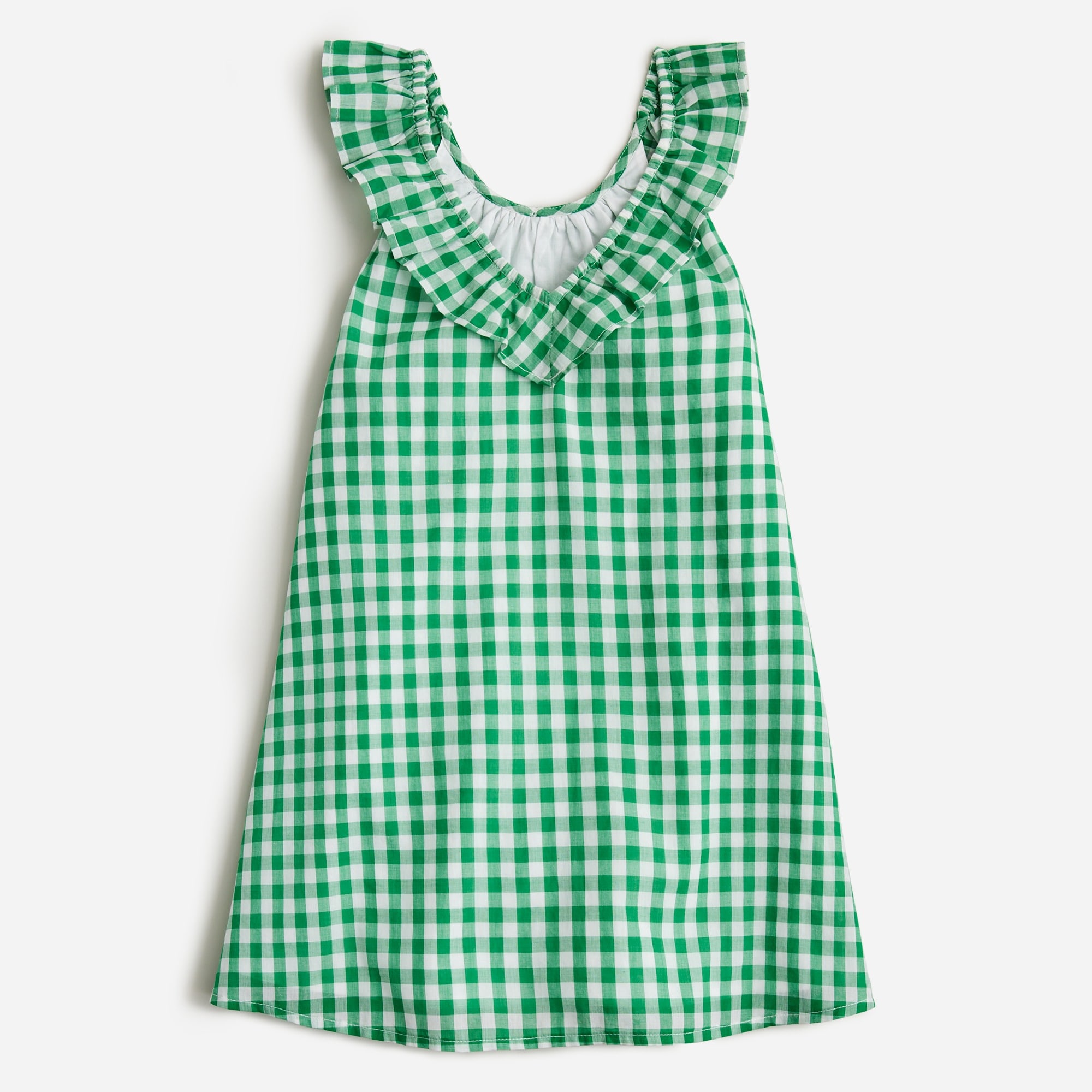 Girls' ruffle-collar dress