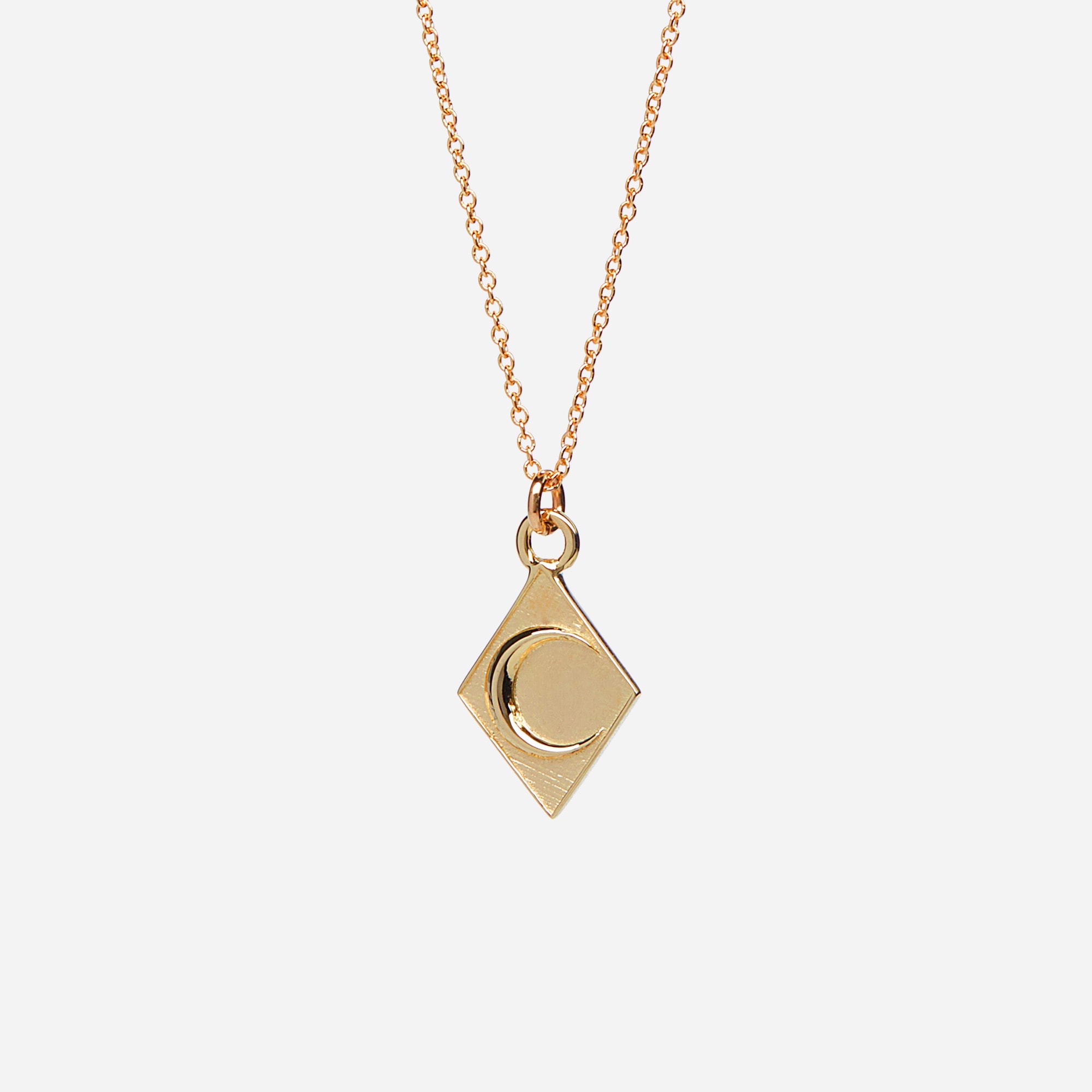 TALON JEWELRY crescent moon pendant necklace