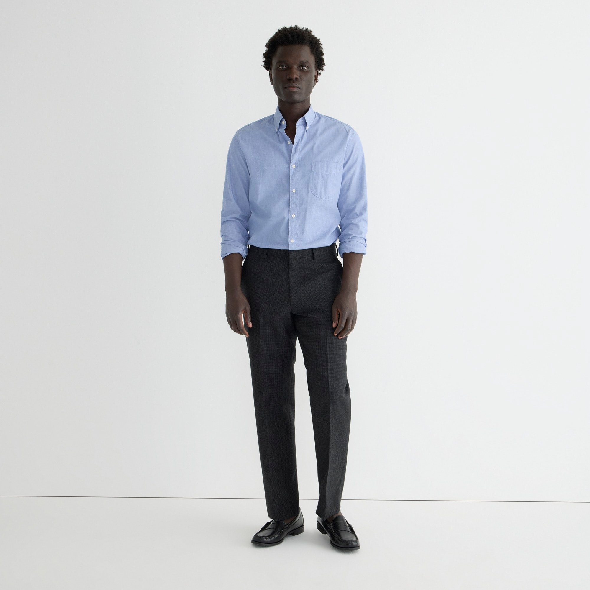 Crosby Classic-fit suit pant in English wool