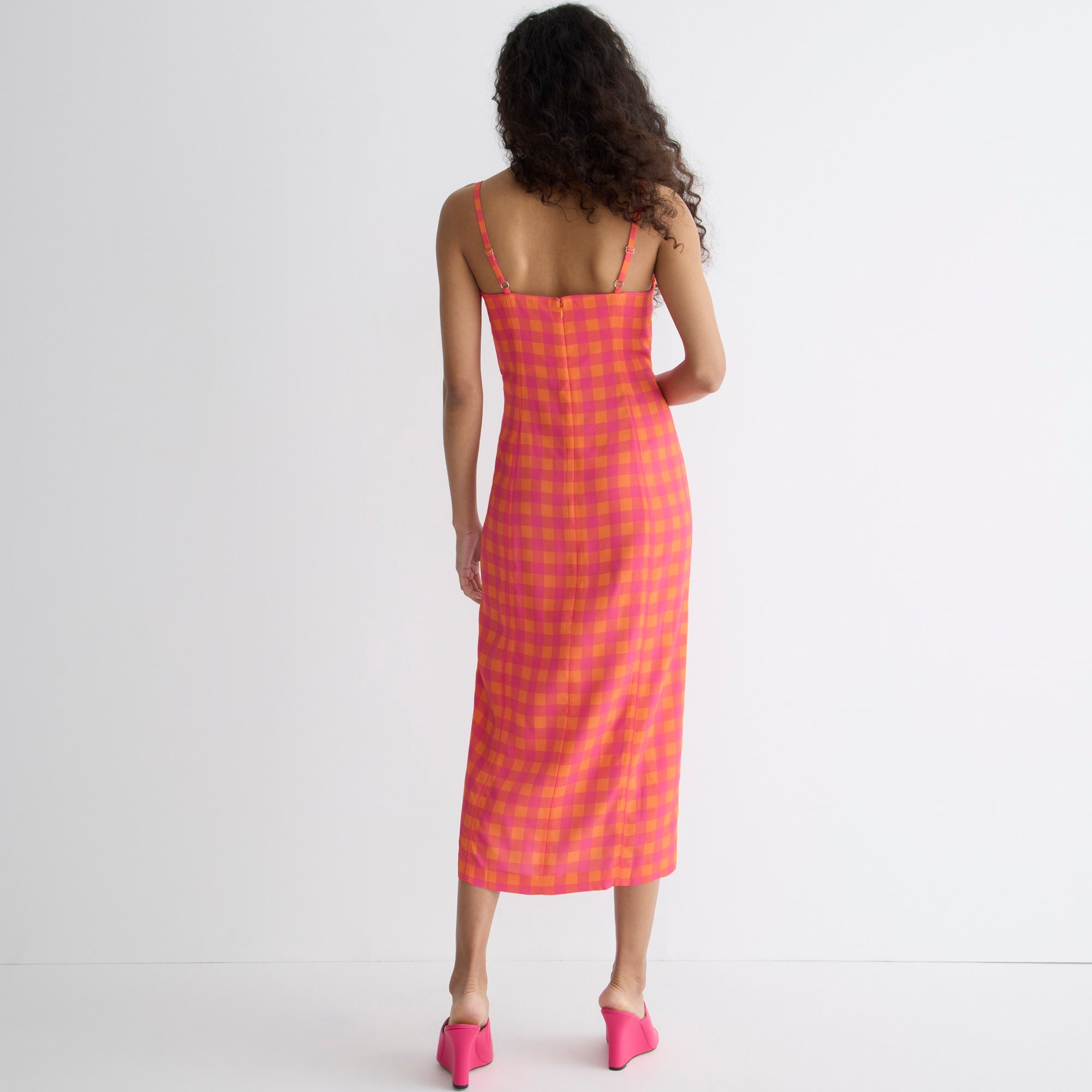 Collection invite dress in gingham