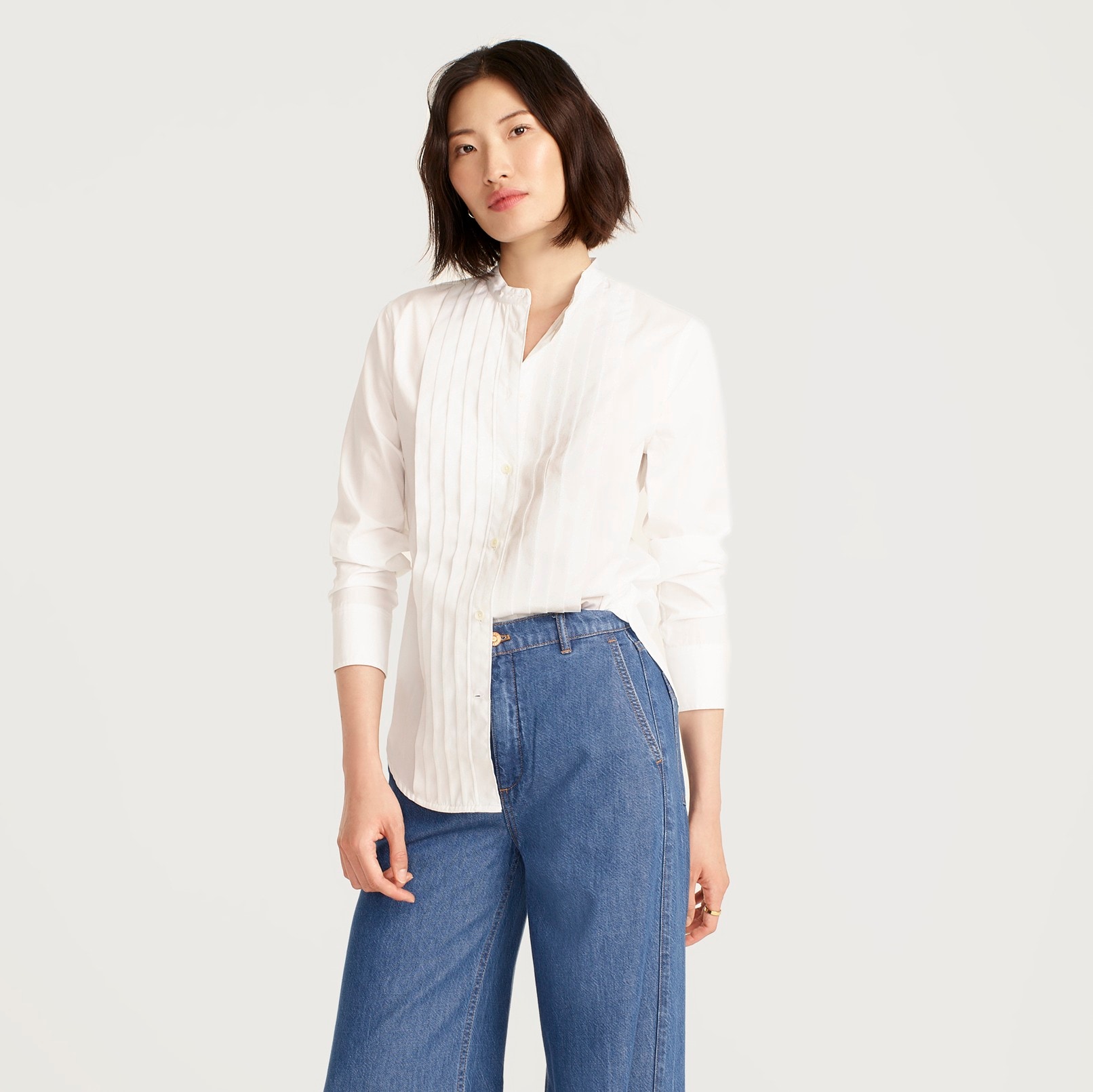 Slim-fit Thomas Mason® for J.Crew tuxedo shirt