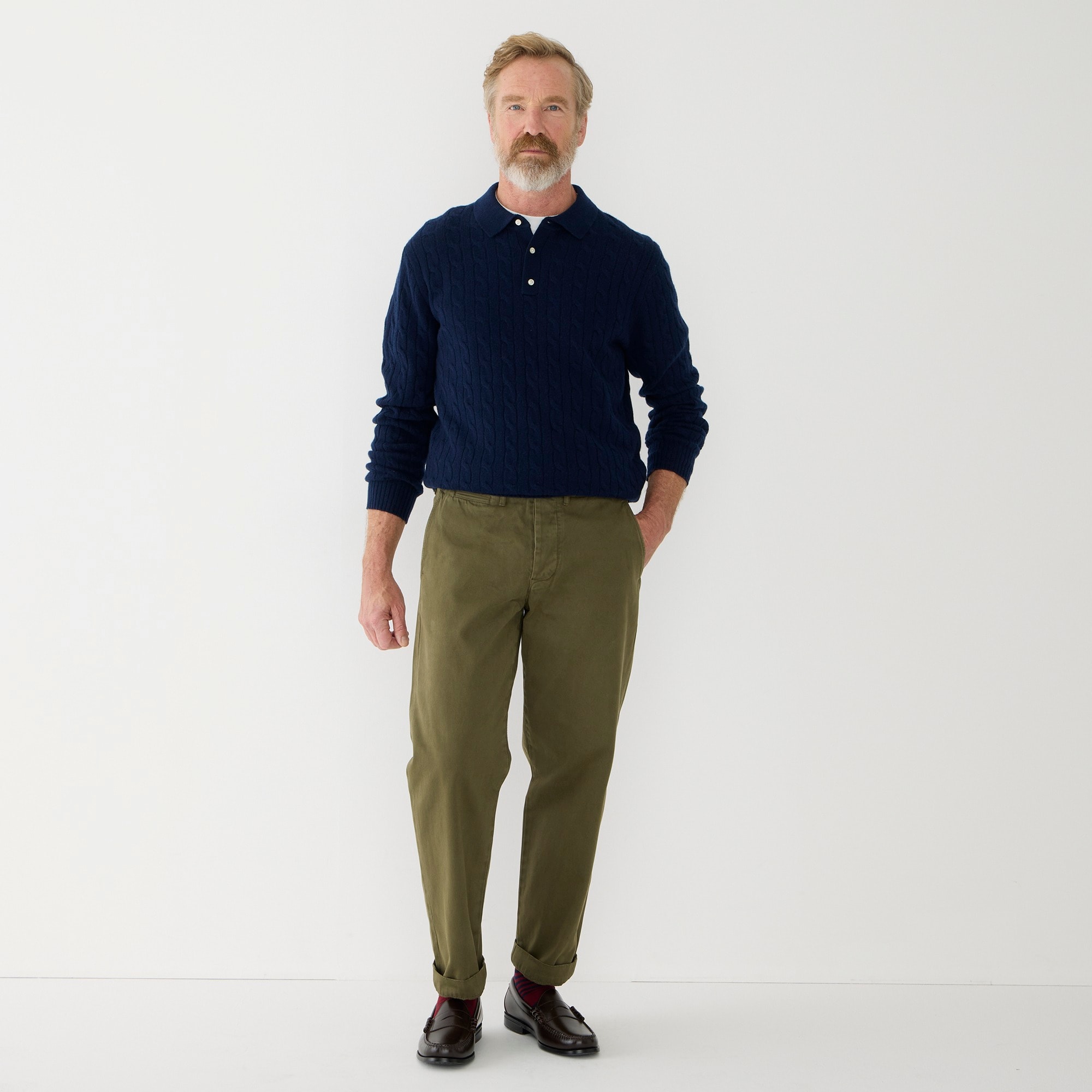 Wallace & Barnes selvedge officer chino pant