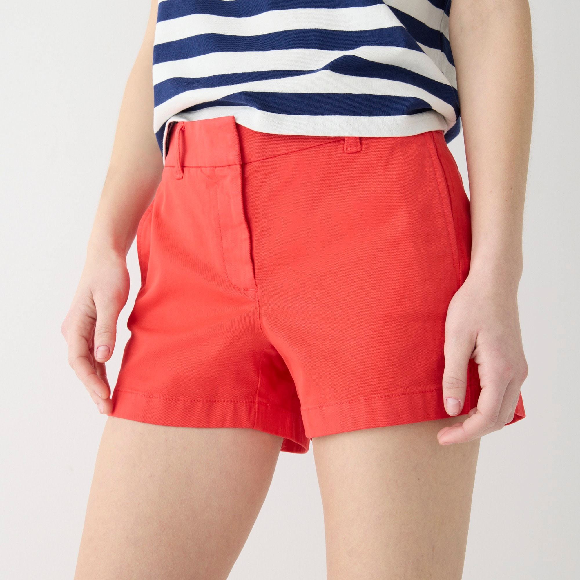 4" stretch chino short