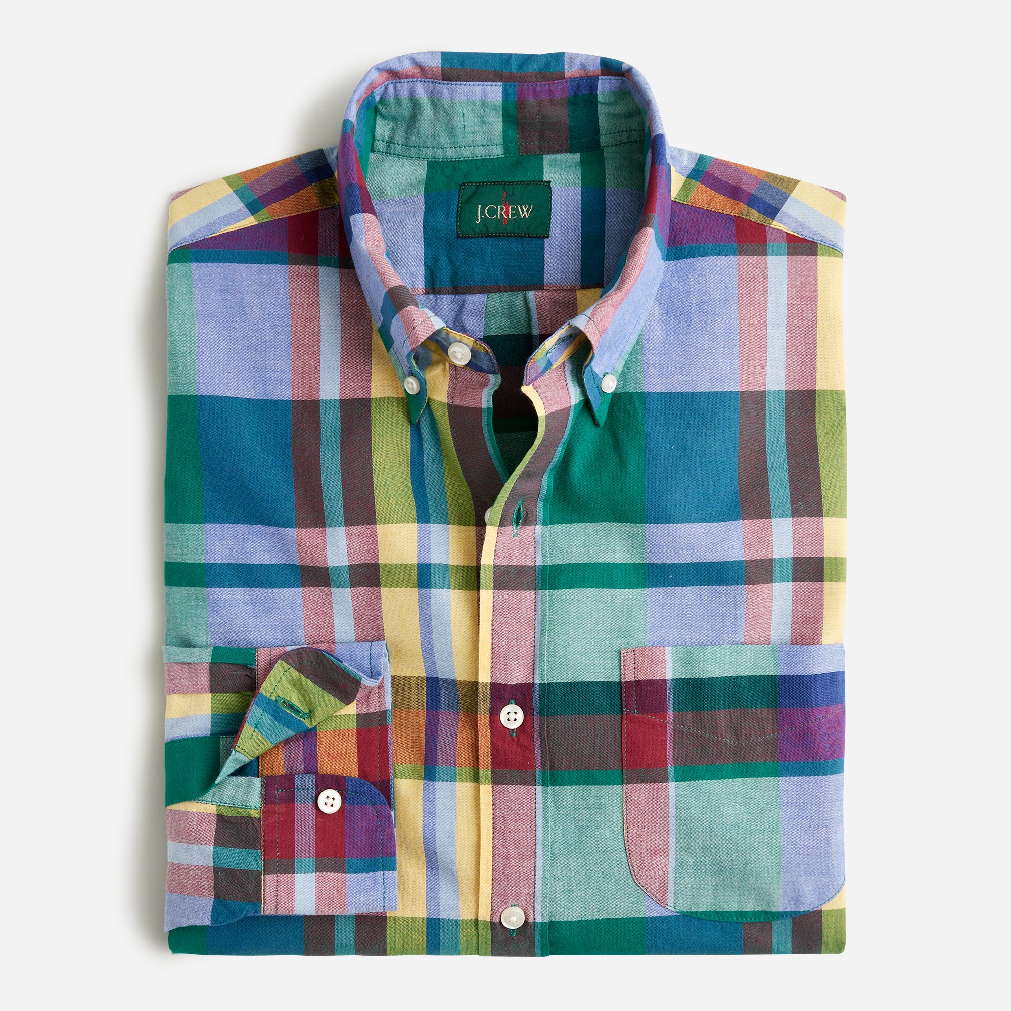 Indian madras shirt in cotton