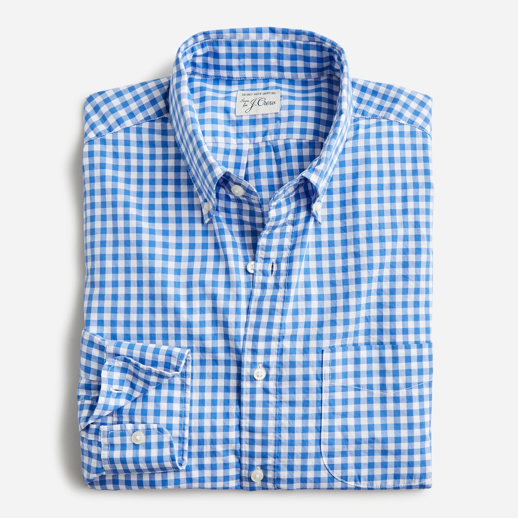 Secret Wash cotton poplin shirt