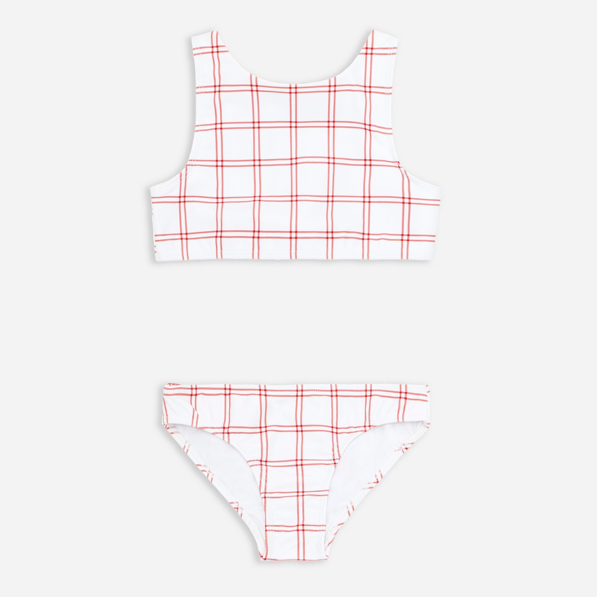 Girls' minnow double-bow bikini