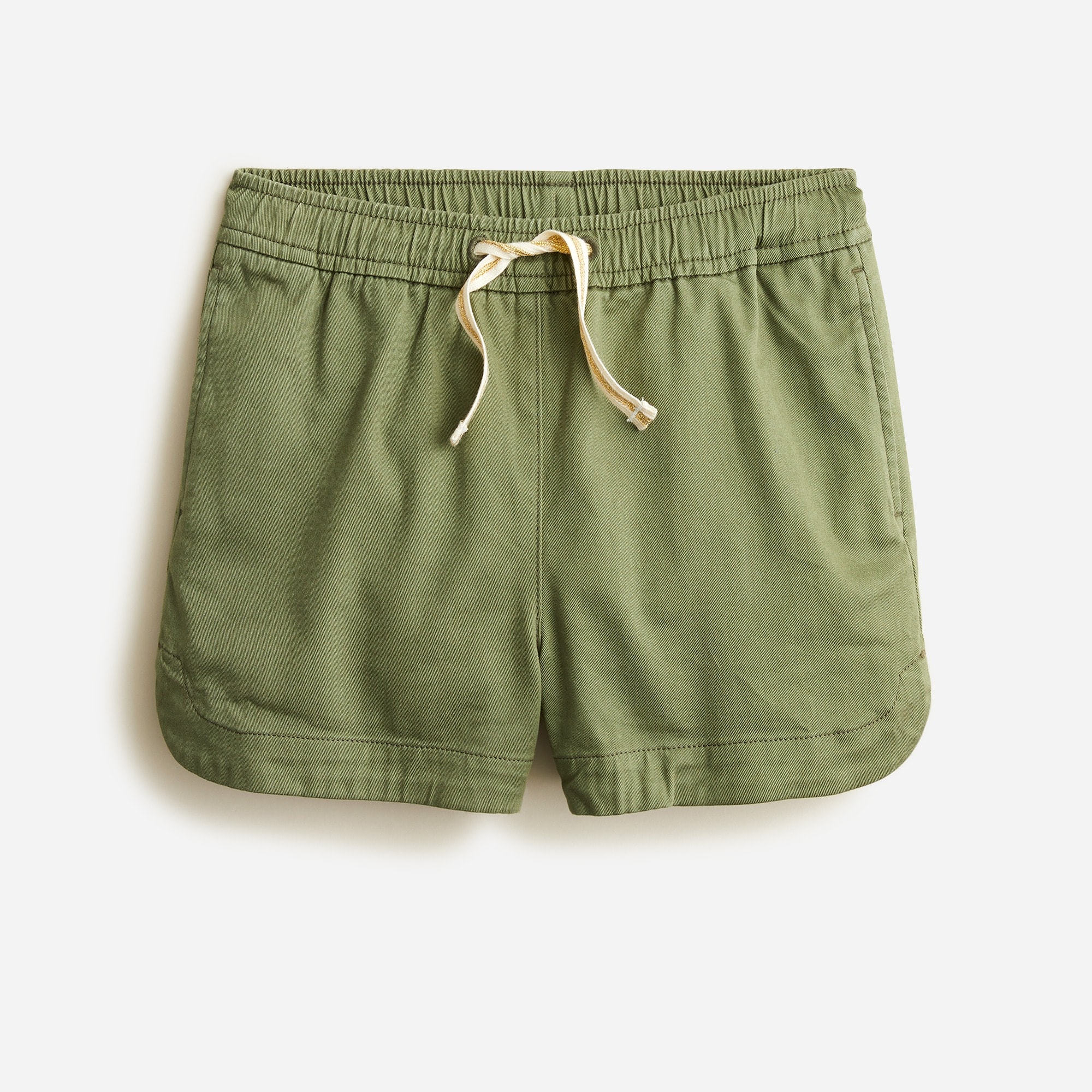 Girls' fishtail-hem short in chino