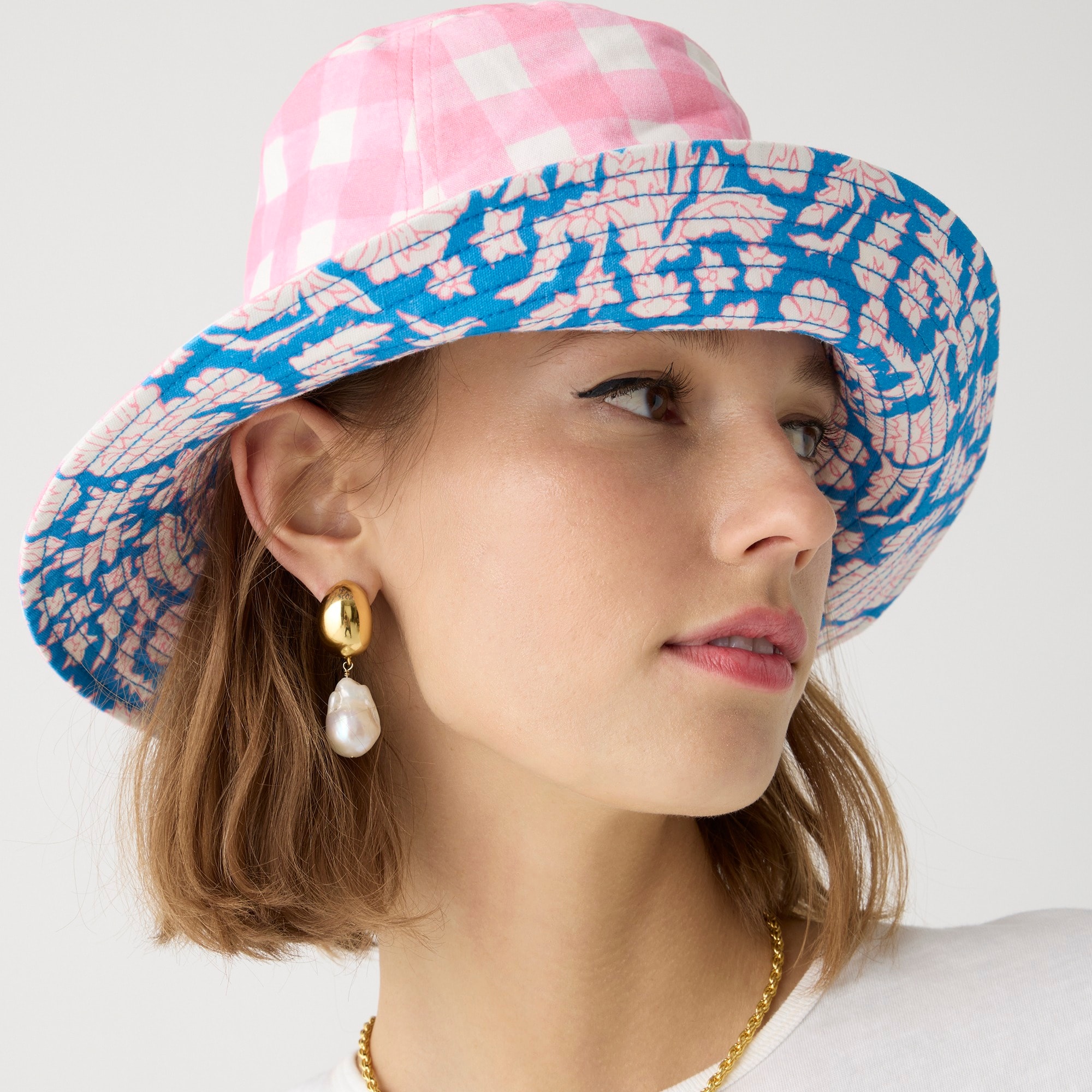 SZ Blockprints™ X J.Crew reversible bucket hat