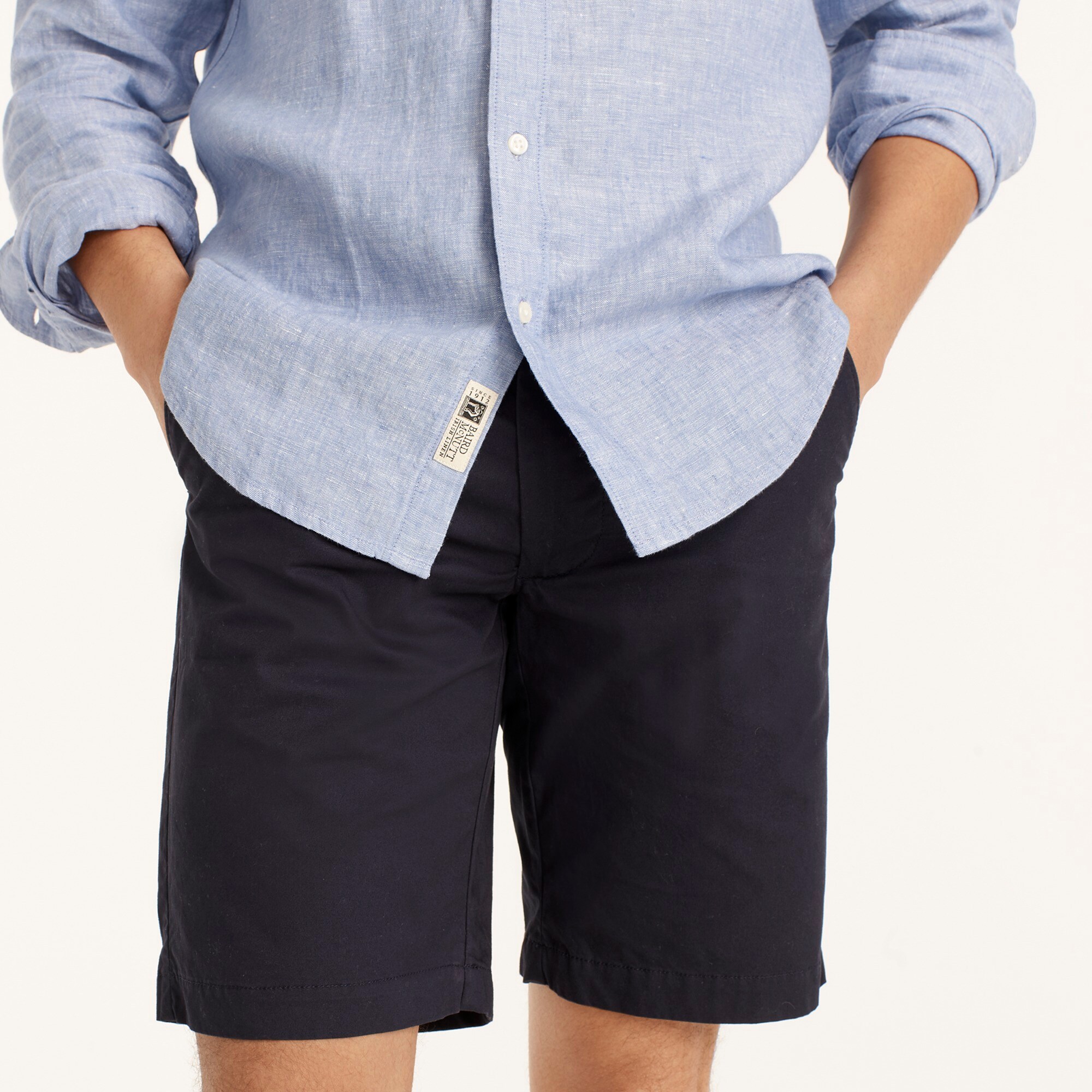 9" stretch chino short