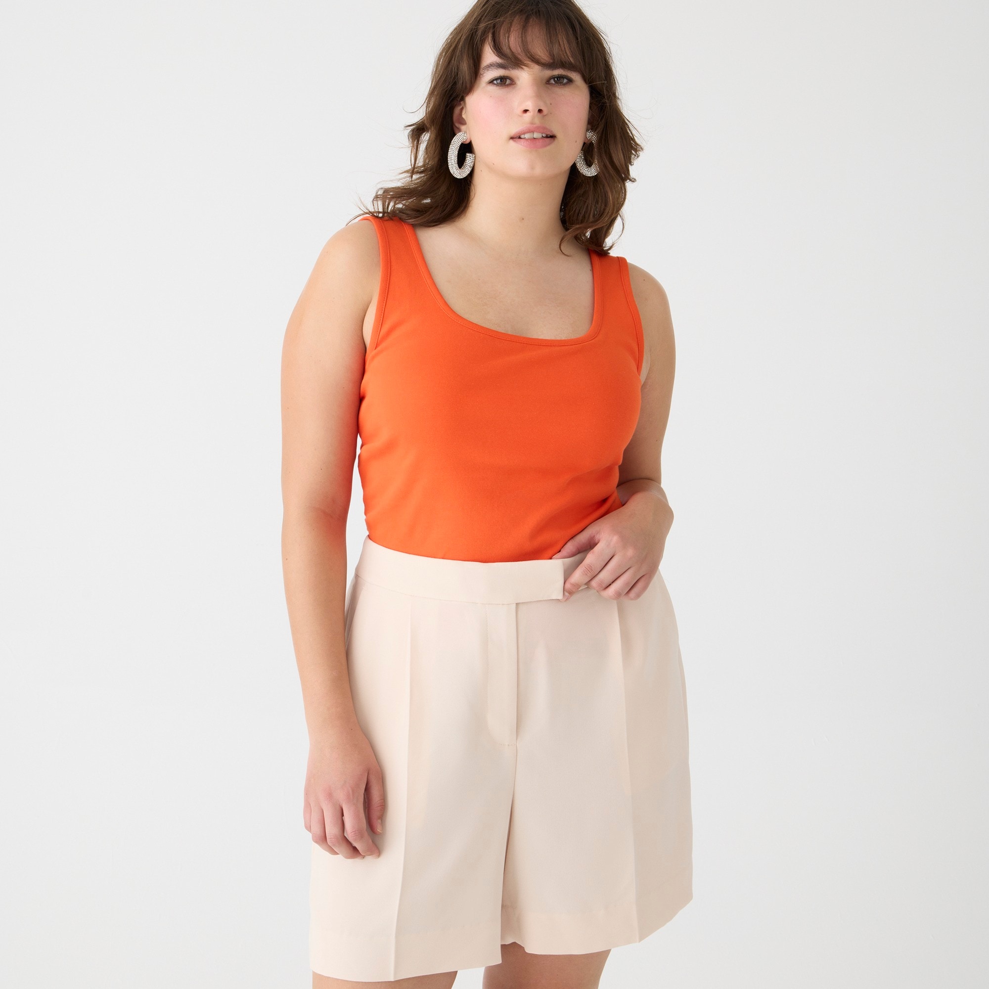 Perfect-fit shelf-bra tank top