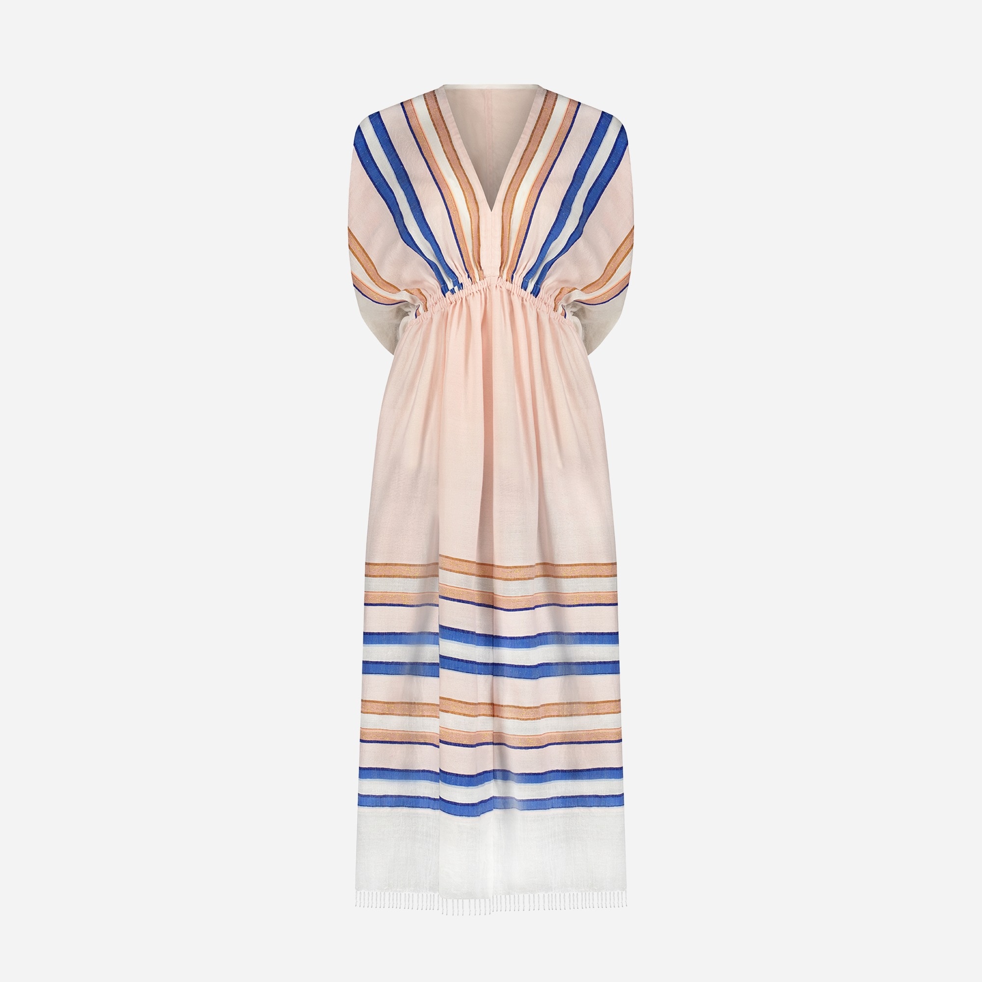 lemlem Eskedar plunge-neck dress