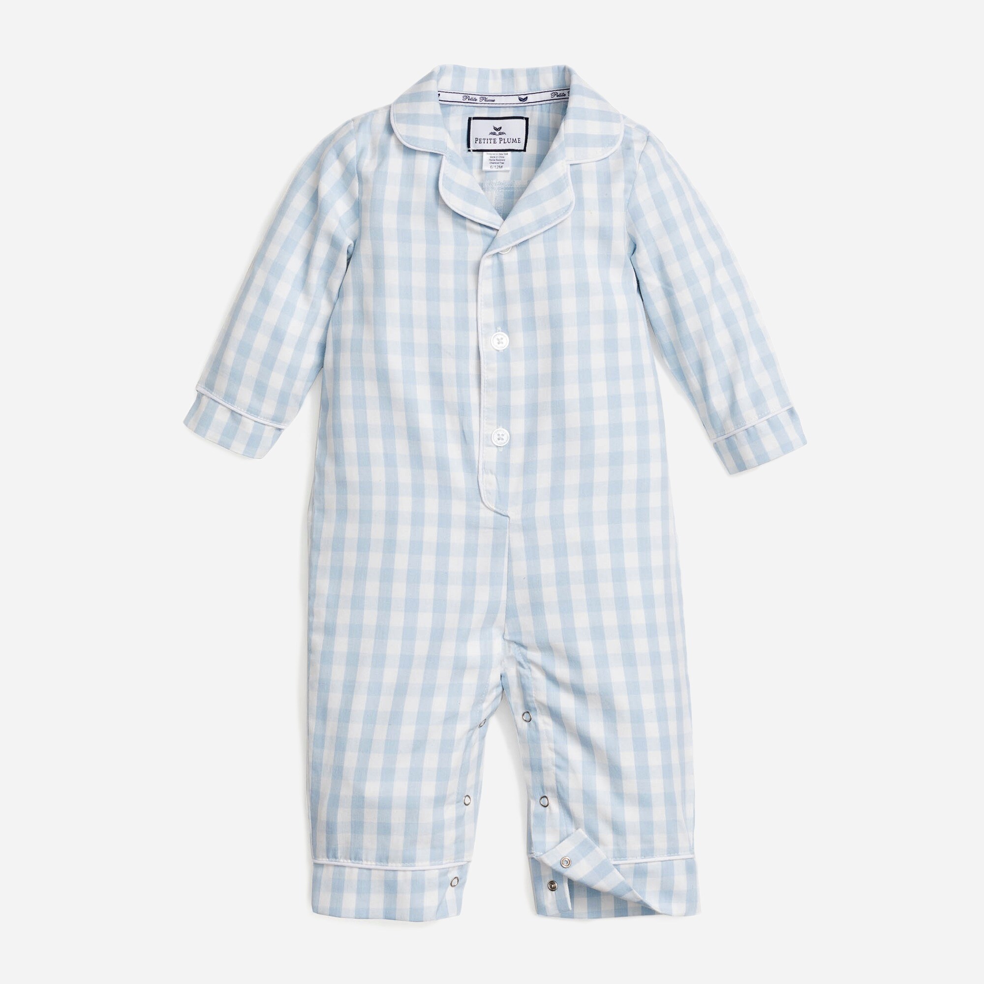 Petite Plume infants' romper in gingham
