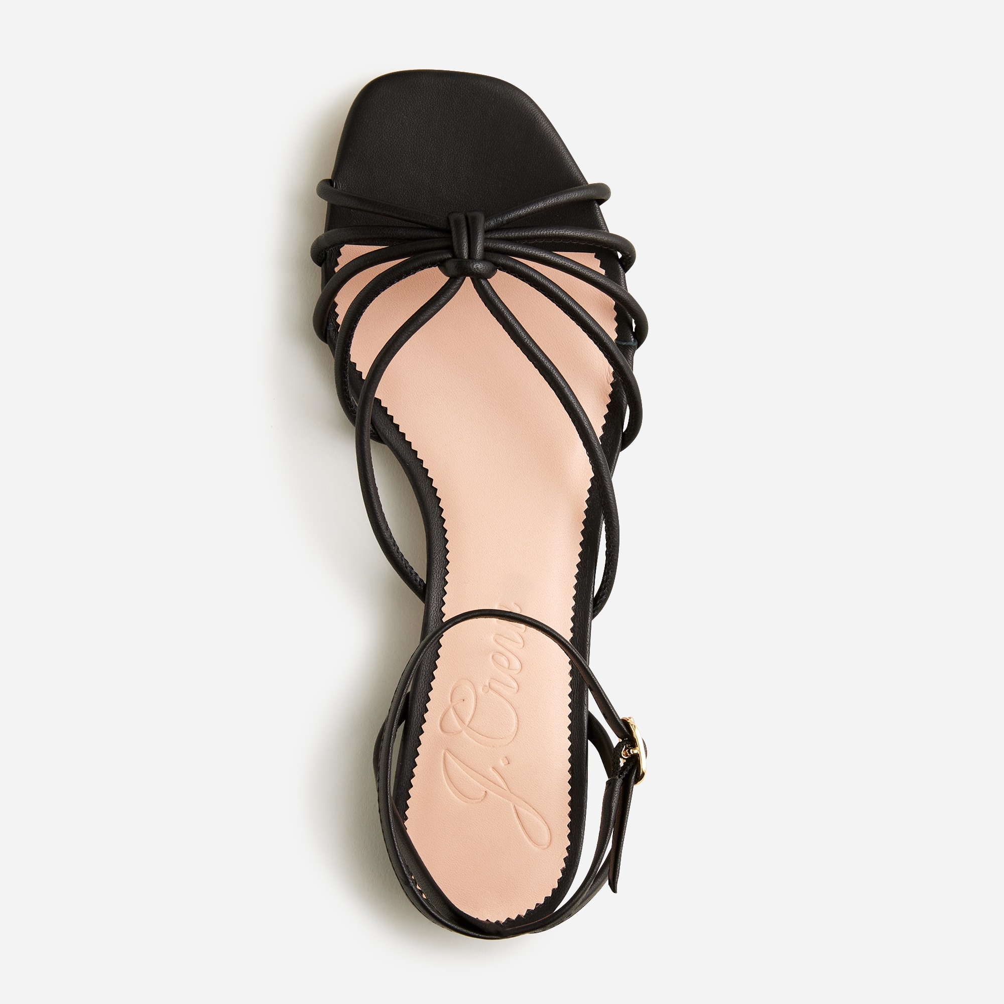 Hazel strappy sandals in leather