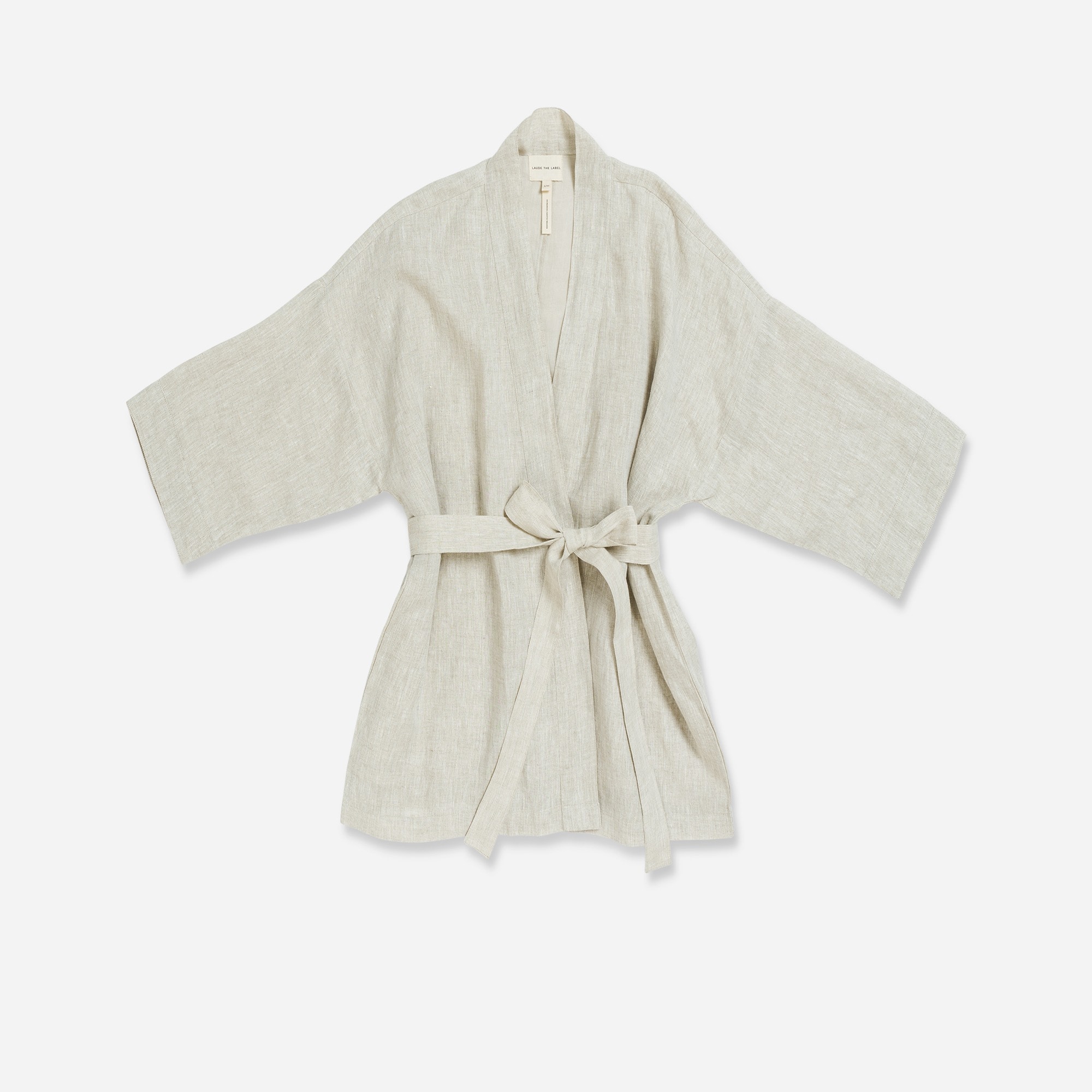 LAUDE the Label Georgia Wrap Top in Natural