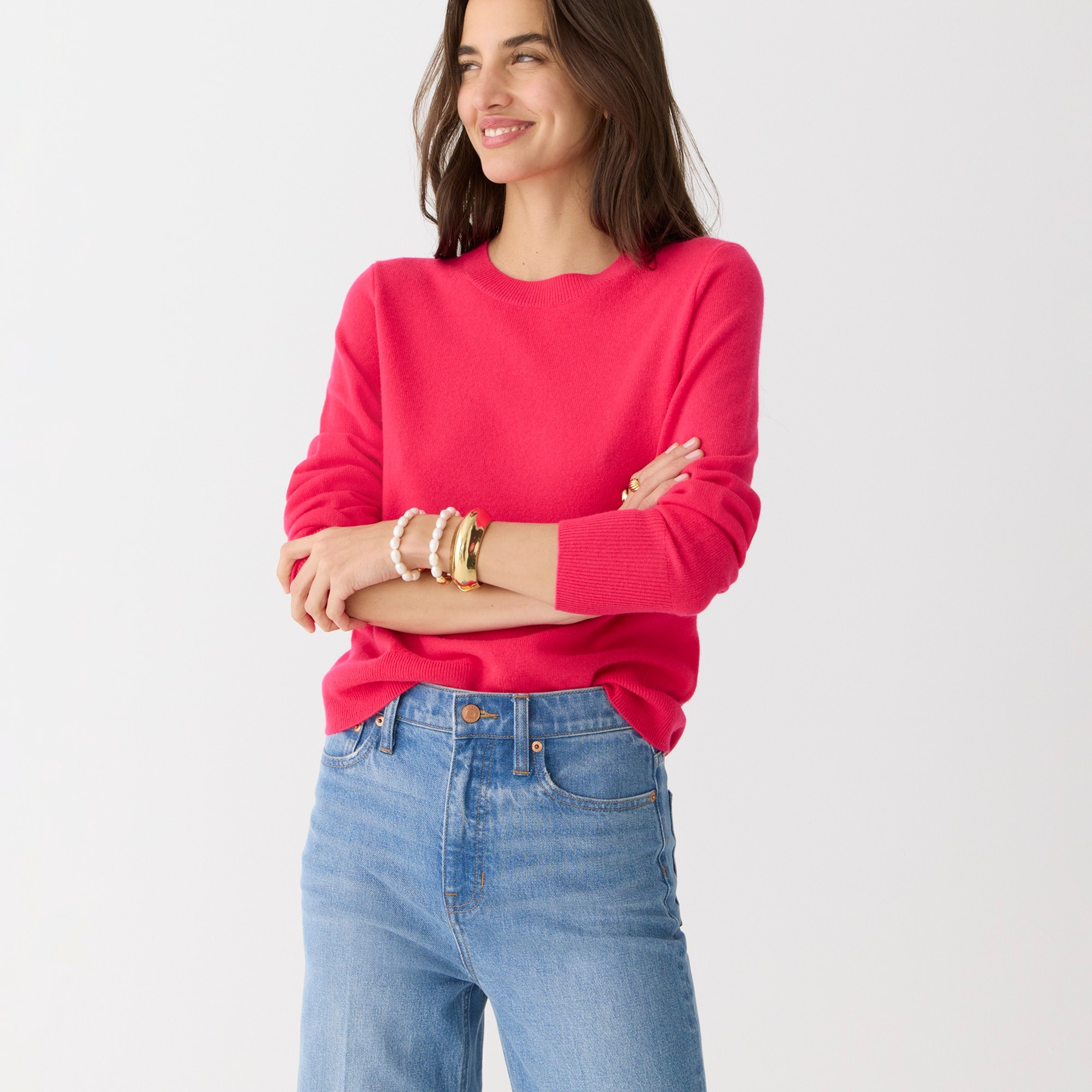 Cashmere classic-fit crewneck sweater