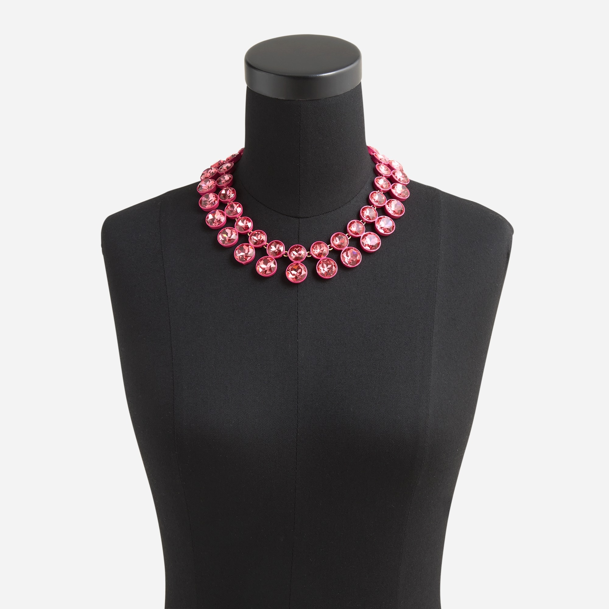 Sparkly double-drop necklace