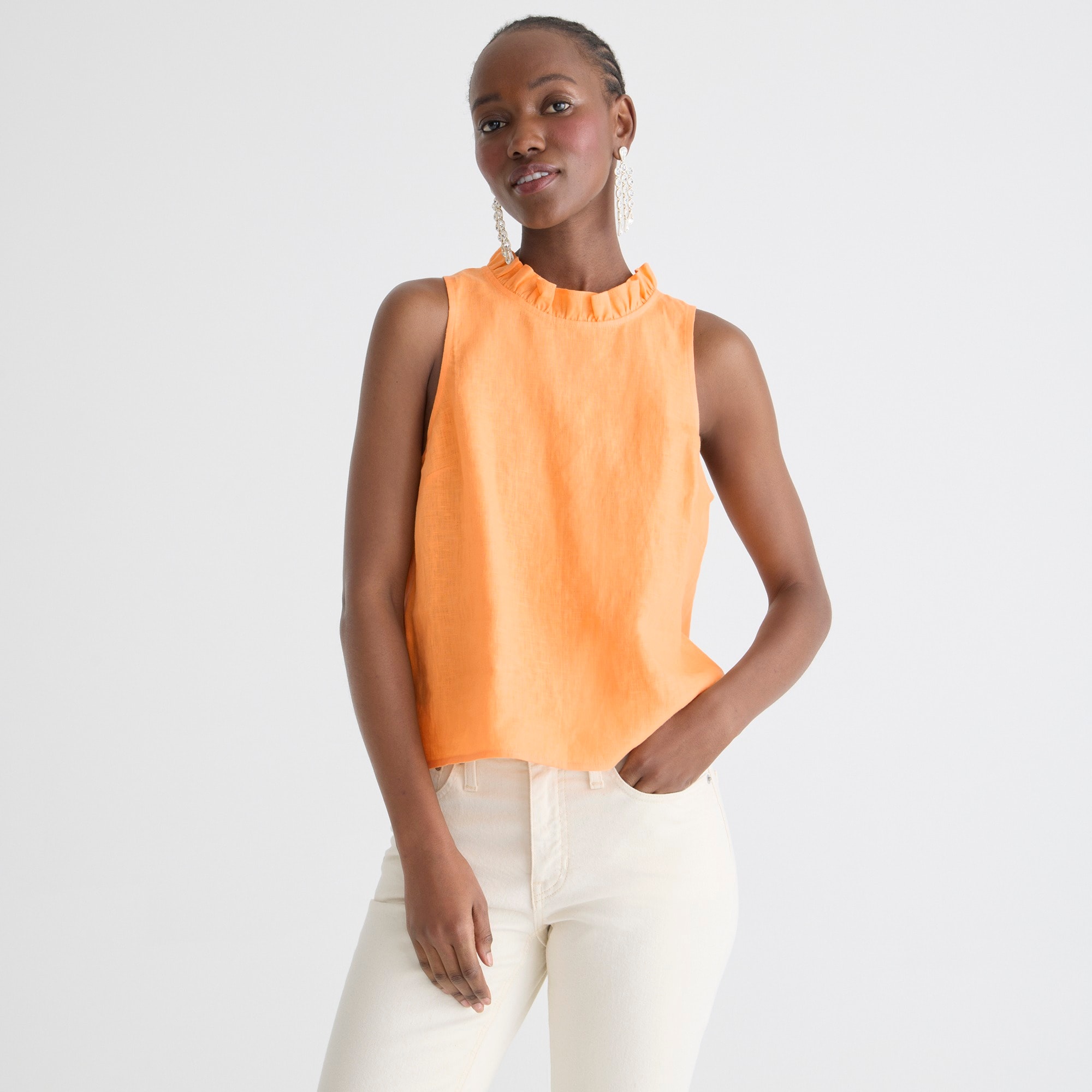 Fleur top in linen