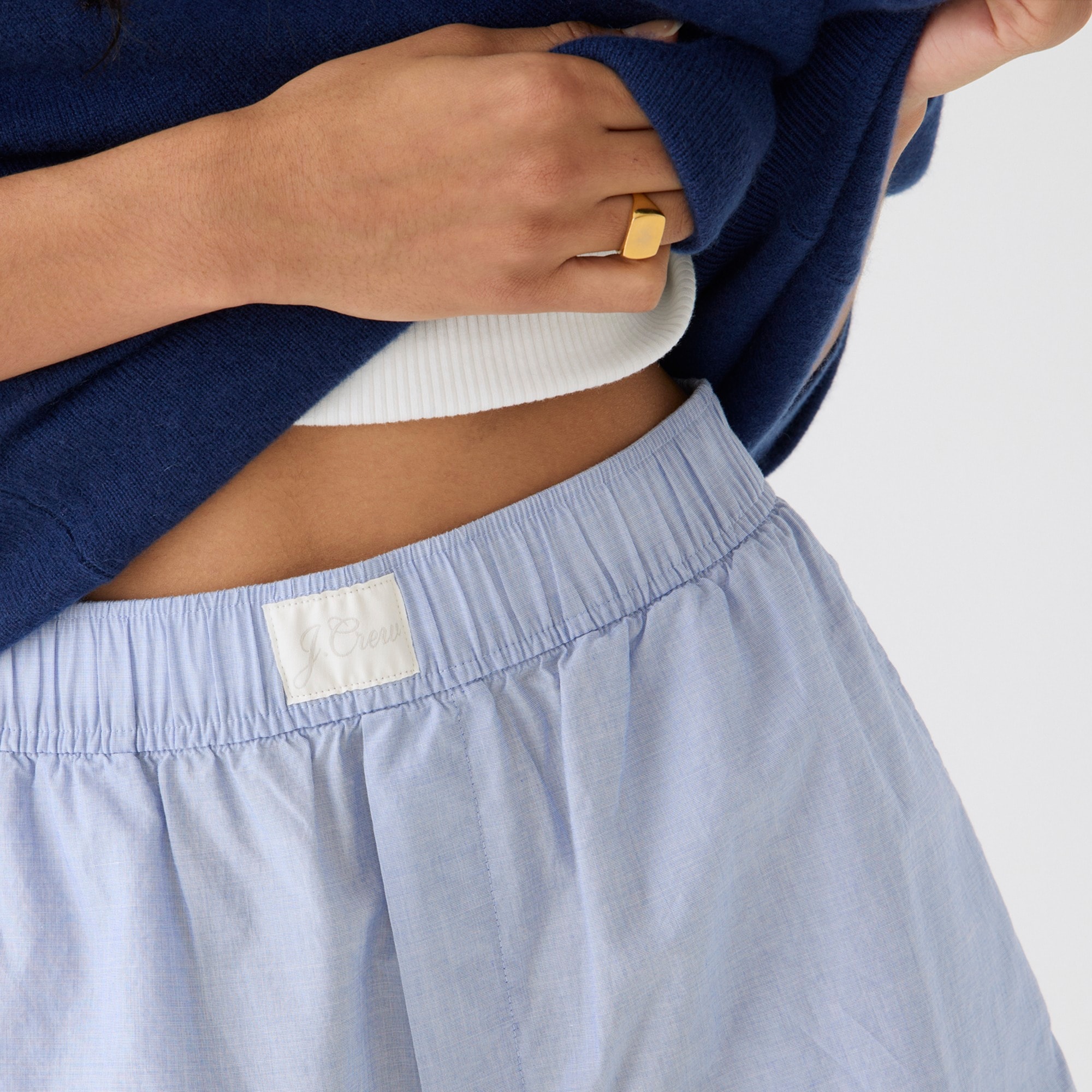 End-on-end cotton boxer short