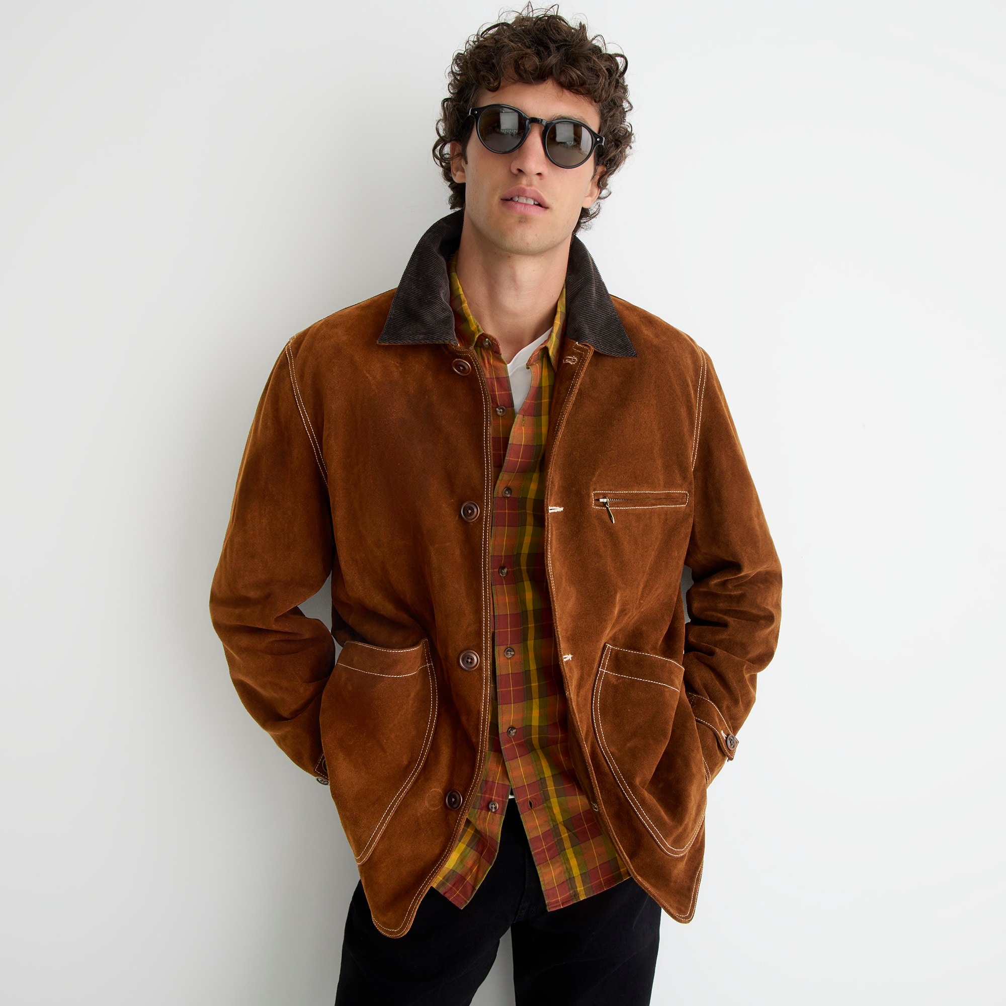 Italian suede Barn Jacket™ with PrimaLoft®