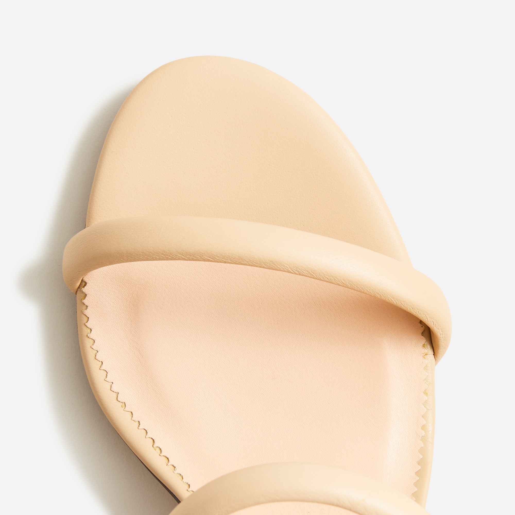 Lucie slingback block-heel sandals in leather