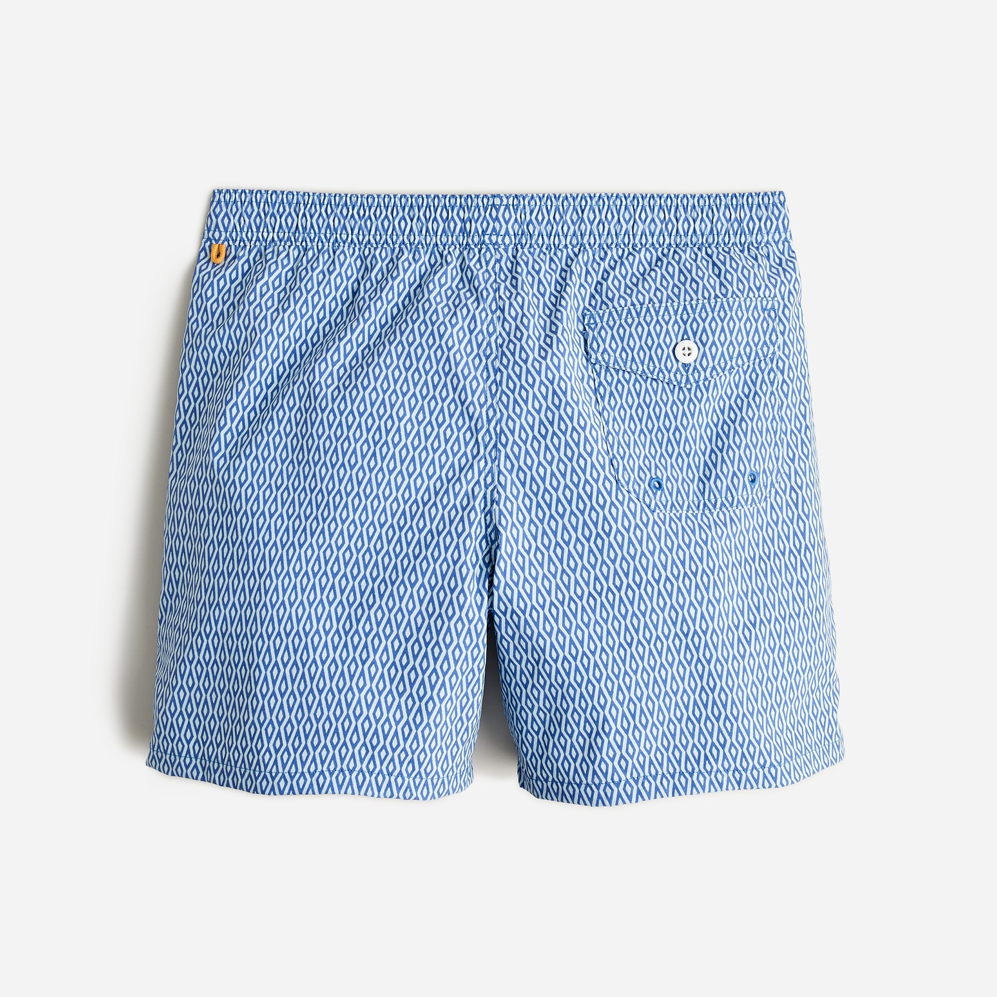 6'' stretch swim trunk in print with ECONYL® nylon