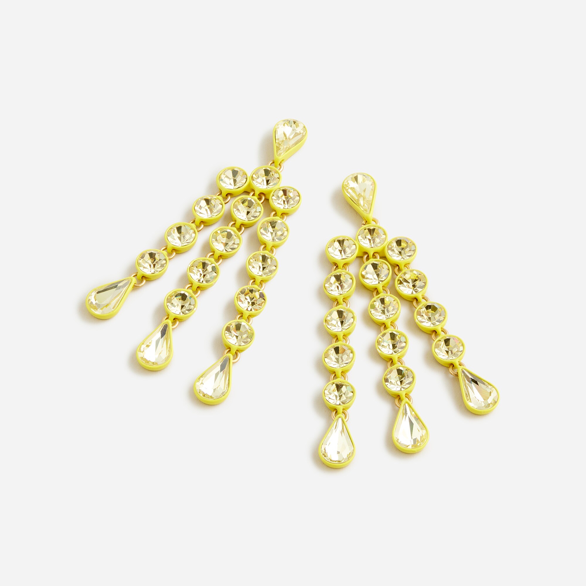 Sparkly waterfall earrings
