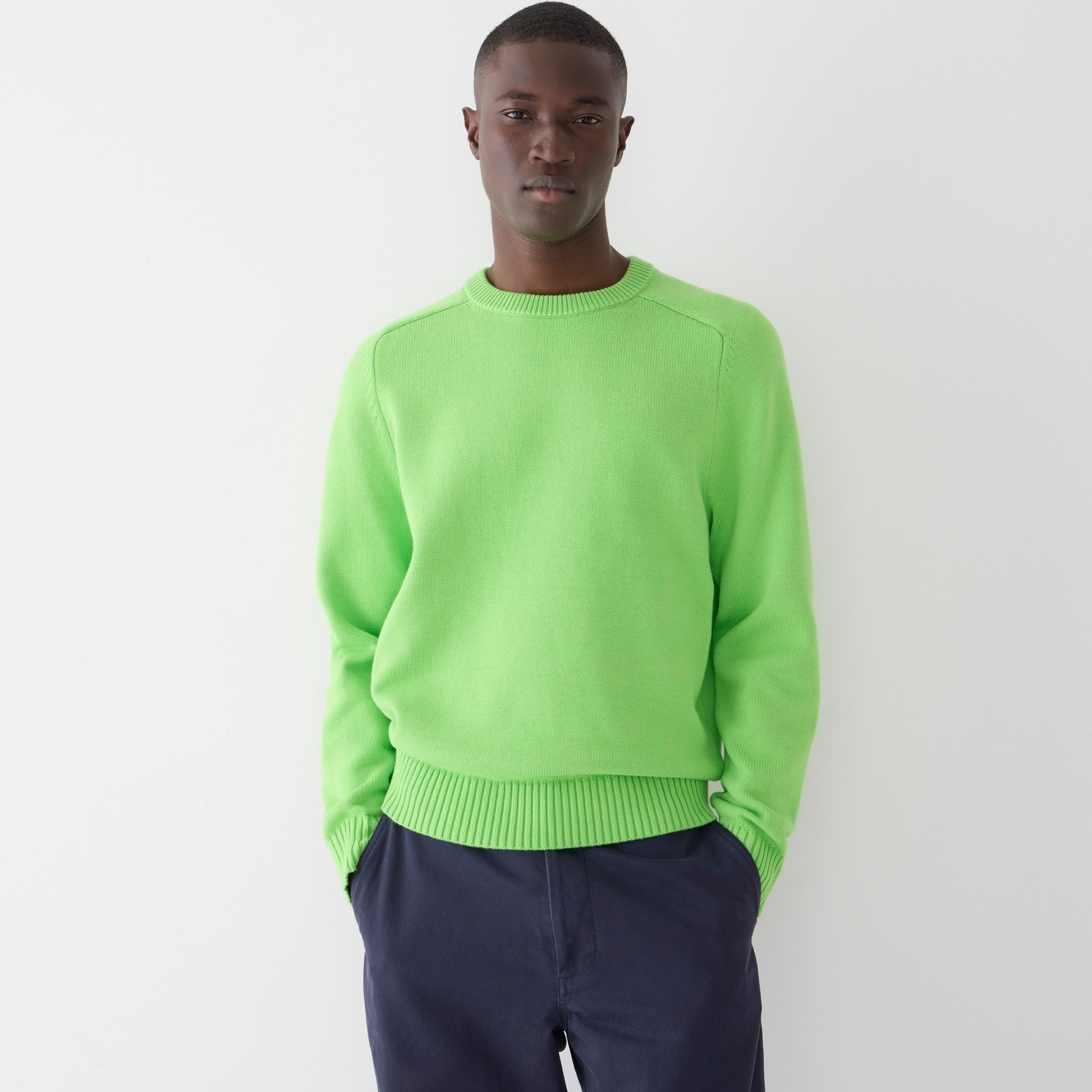 Heritage cotton crewneck sweater