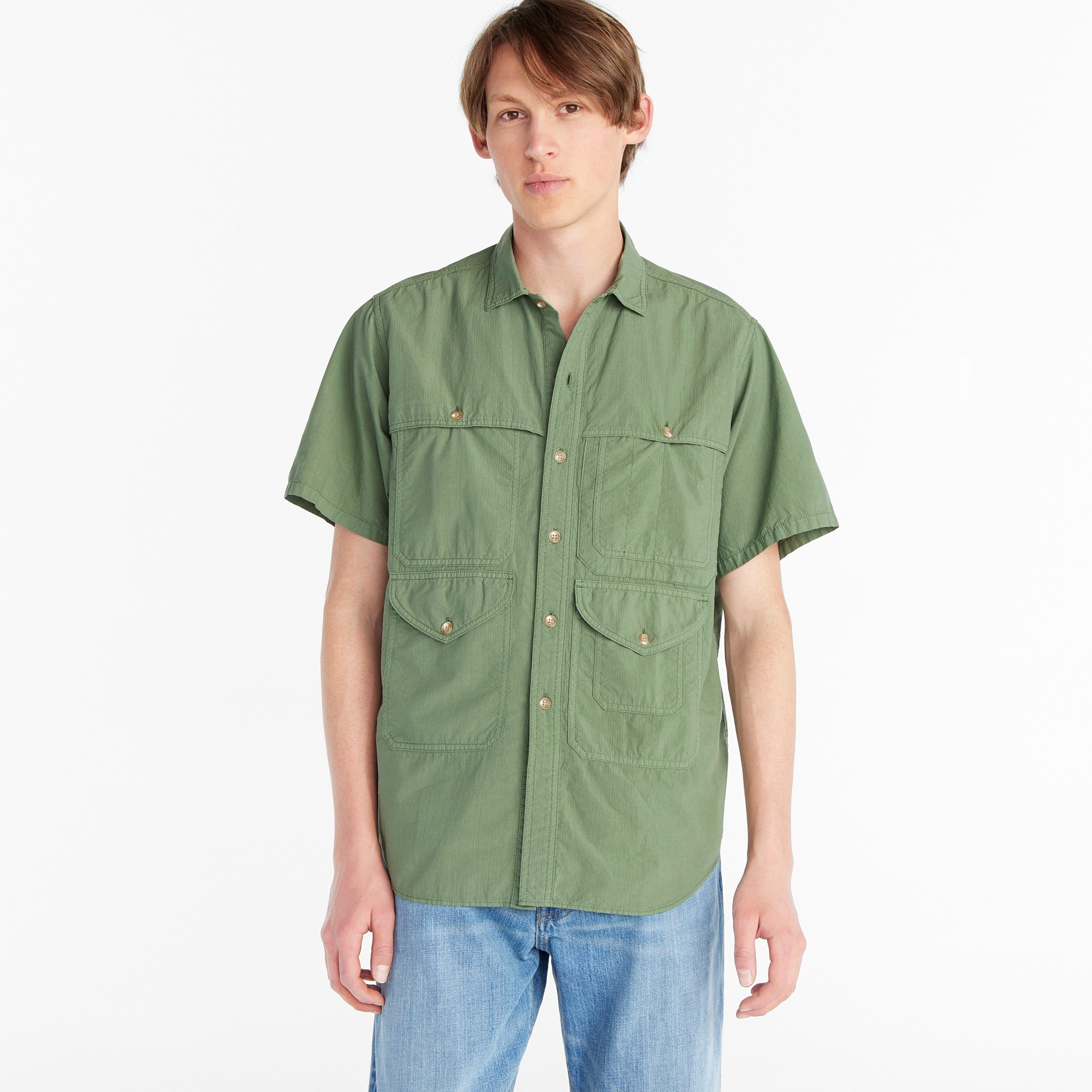 BEAMS PLUS adventure shirt in ripstop