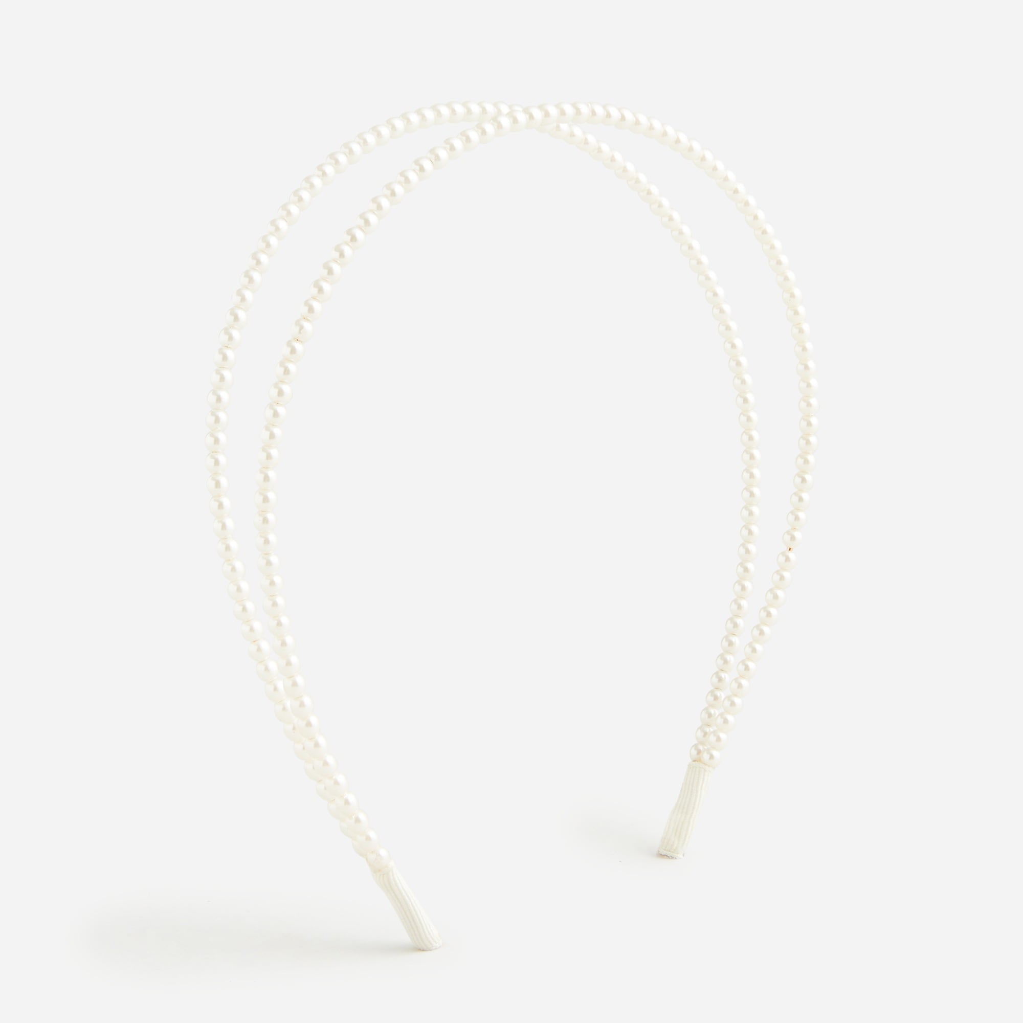 Double pearl headband