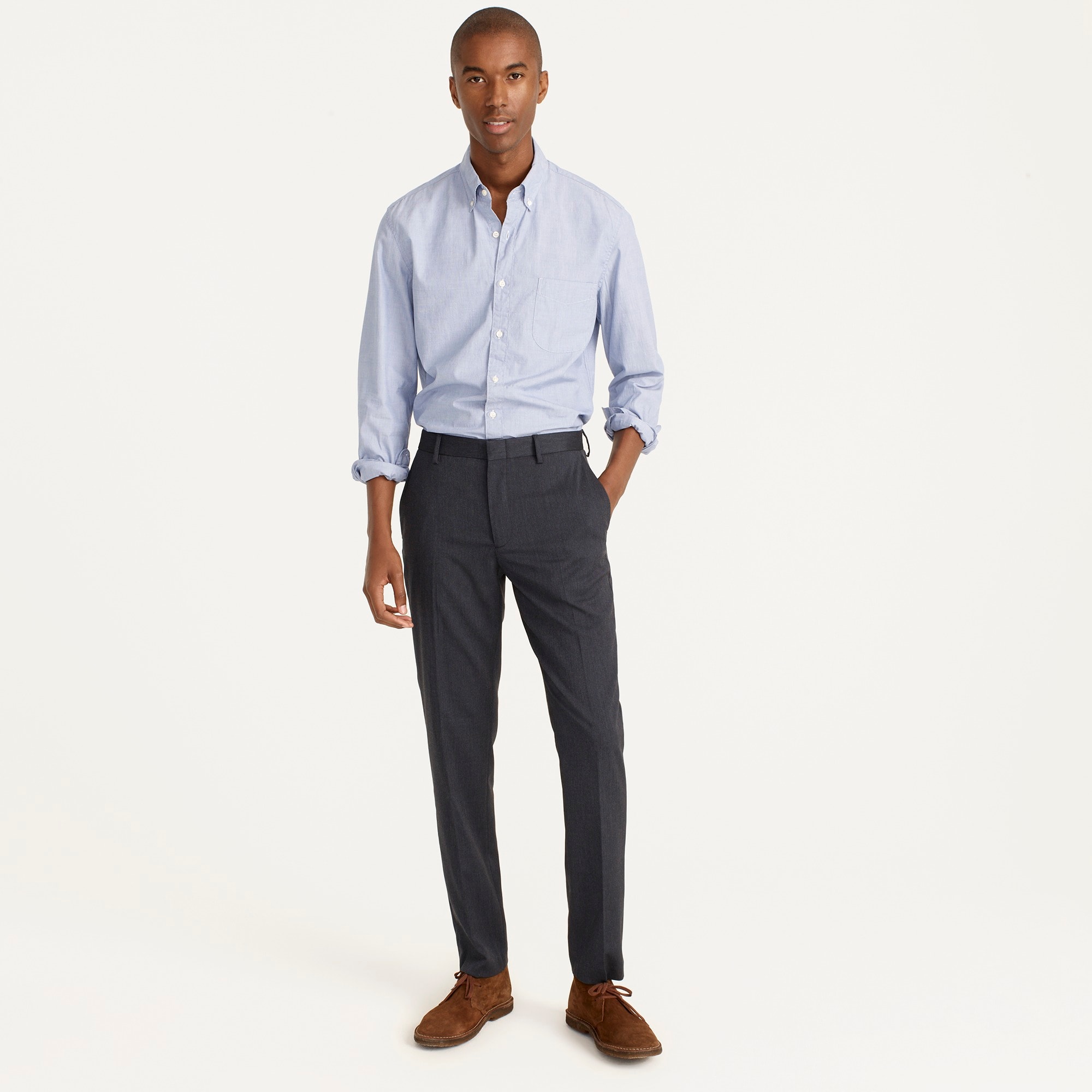 Bowery Slim-fit dress pant in oxford