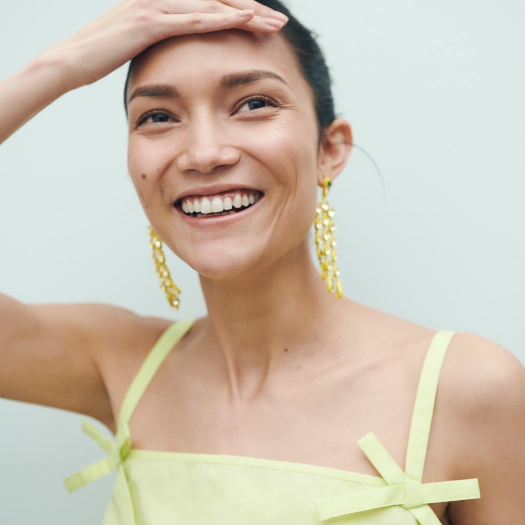 Sparkly waterfall earrings