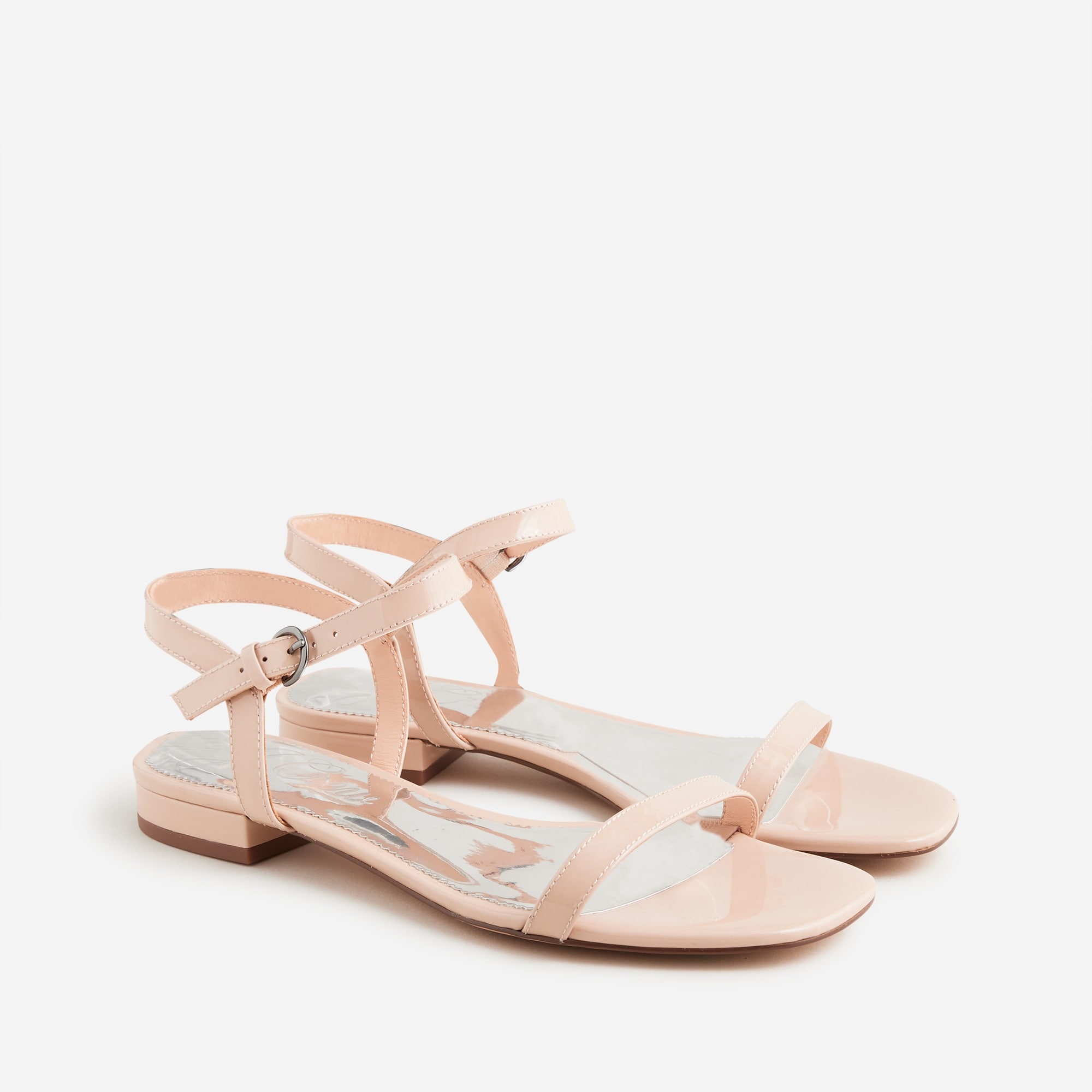 Hazel ankle-strap sandals in patent leather