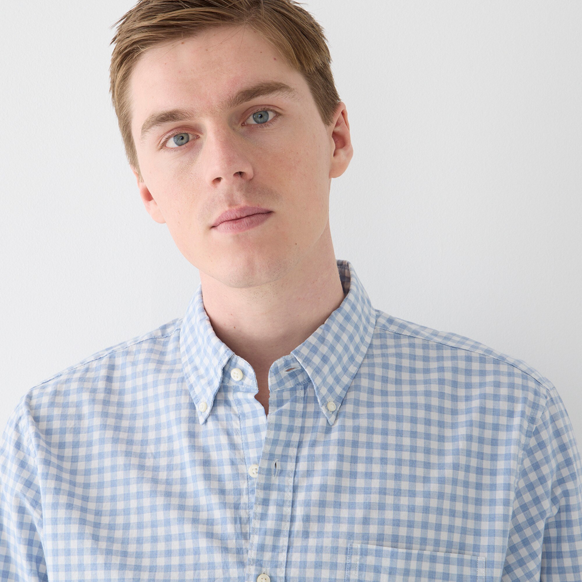 Secret Wash cotton poplin shirt