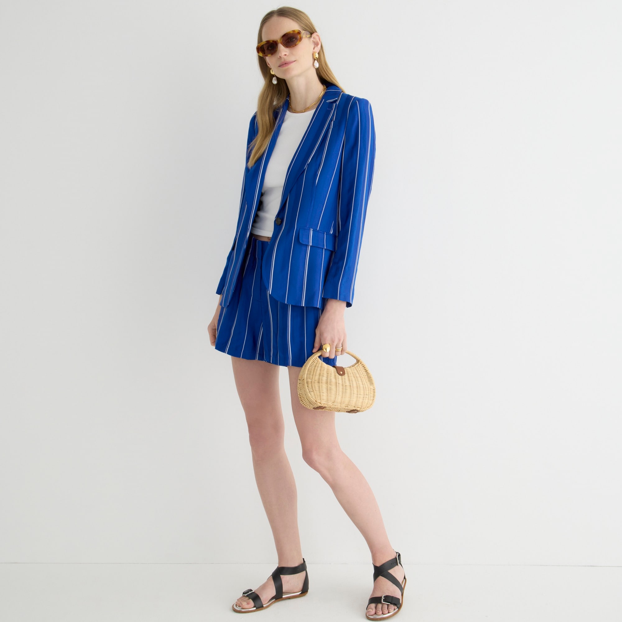 Collection Alfie blazer in striped jacquard