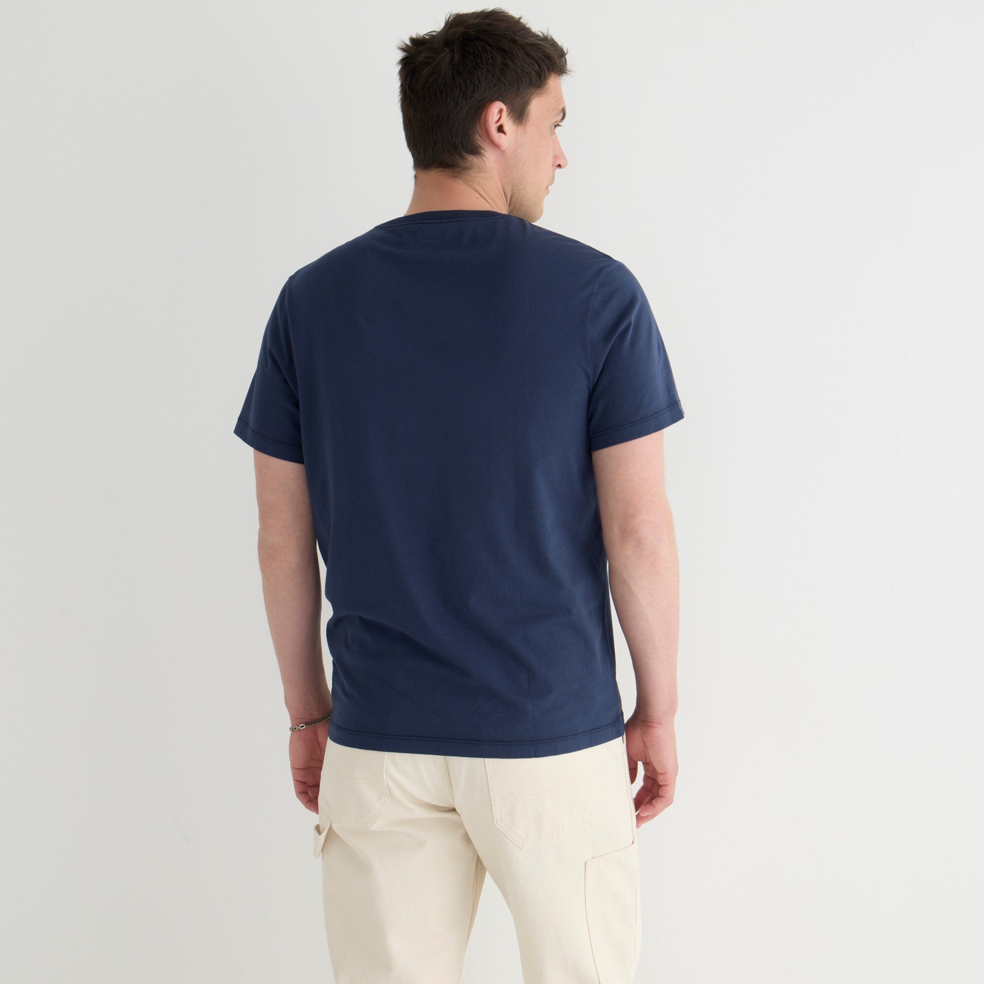 Short-sleeve Broken-in henley